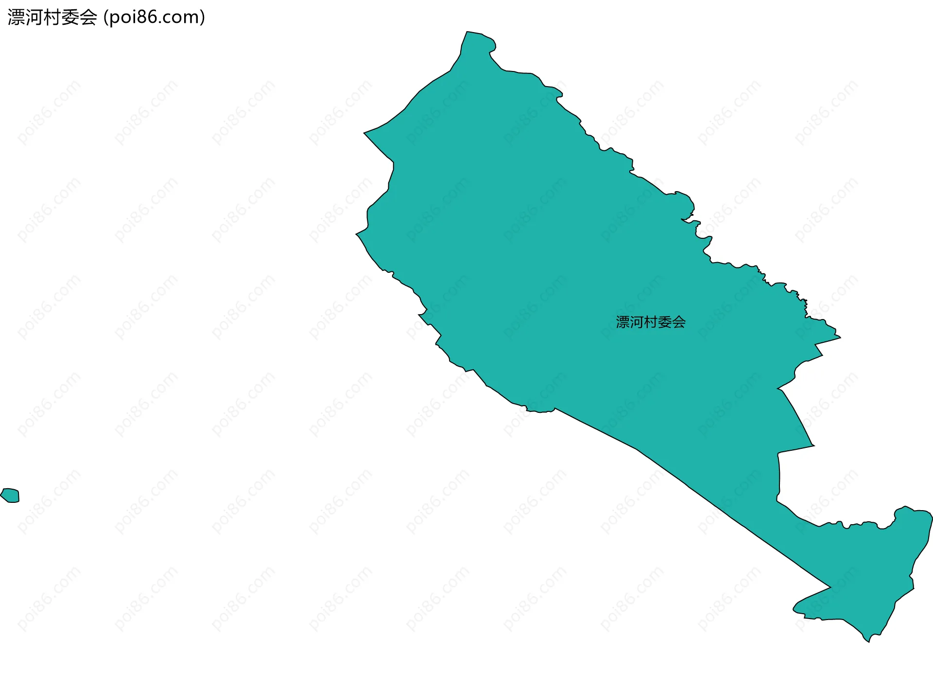 漂河村委会边界地图