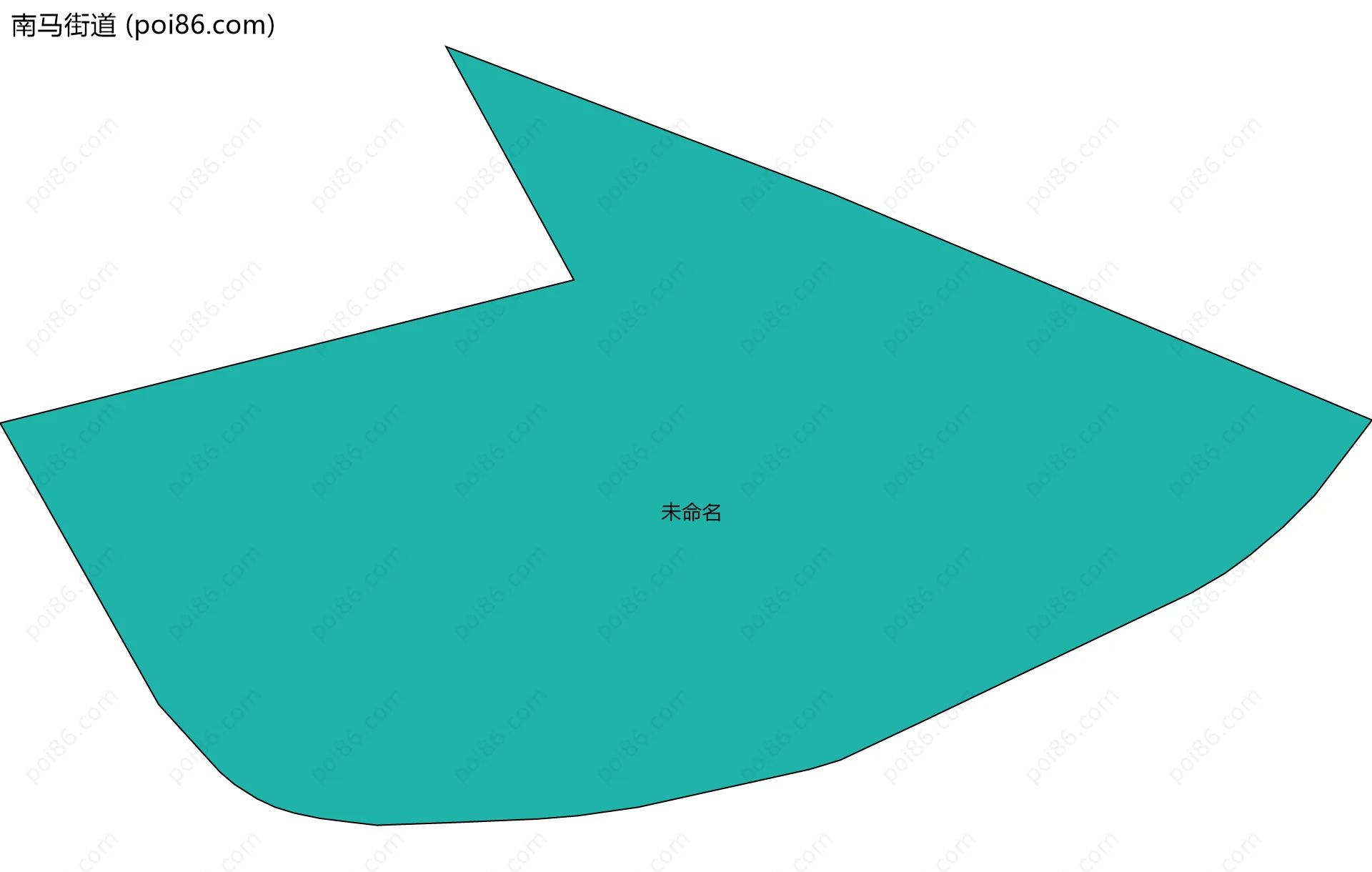 南马街道边界地图(五级行政区划)