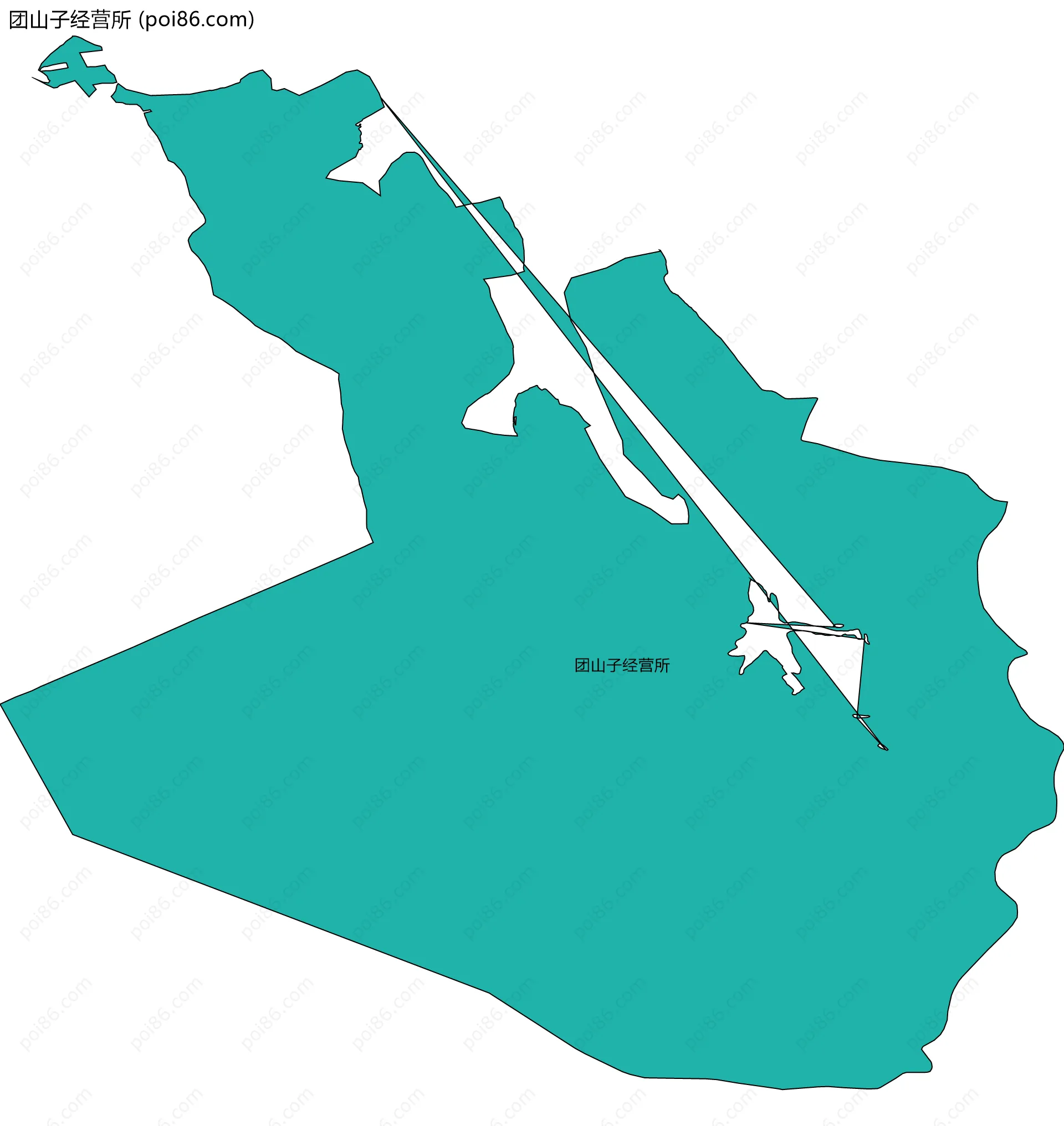 团山子经营所边界地图