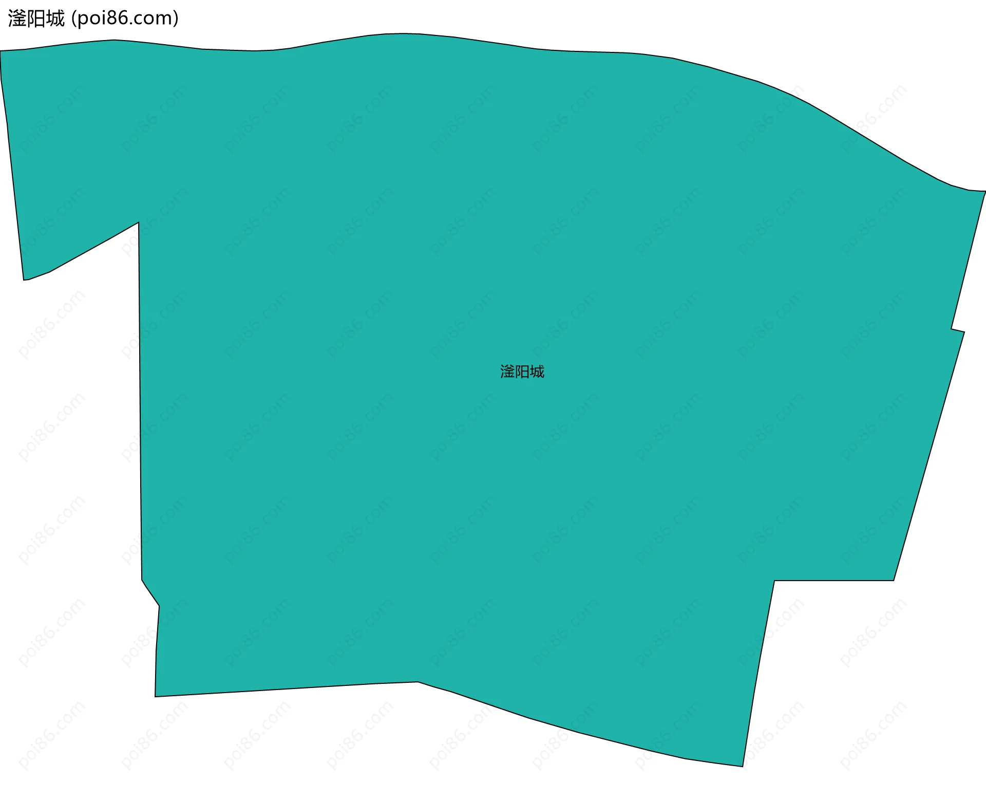 滏阳城边界地图