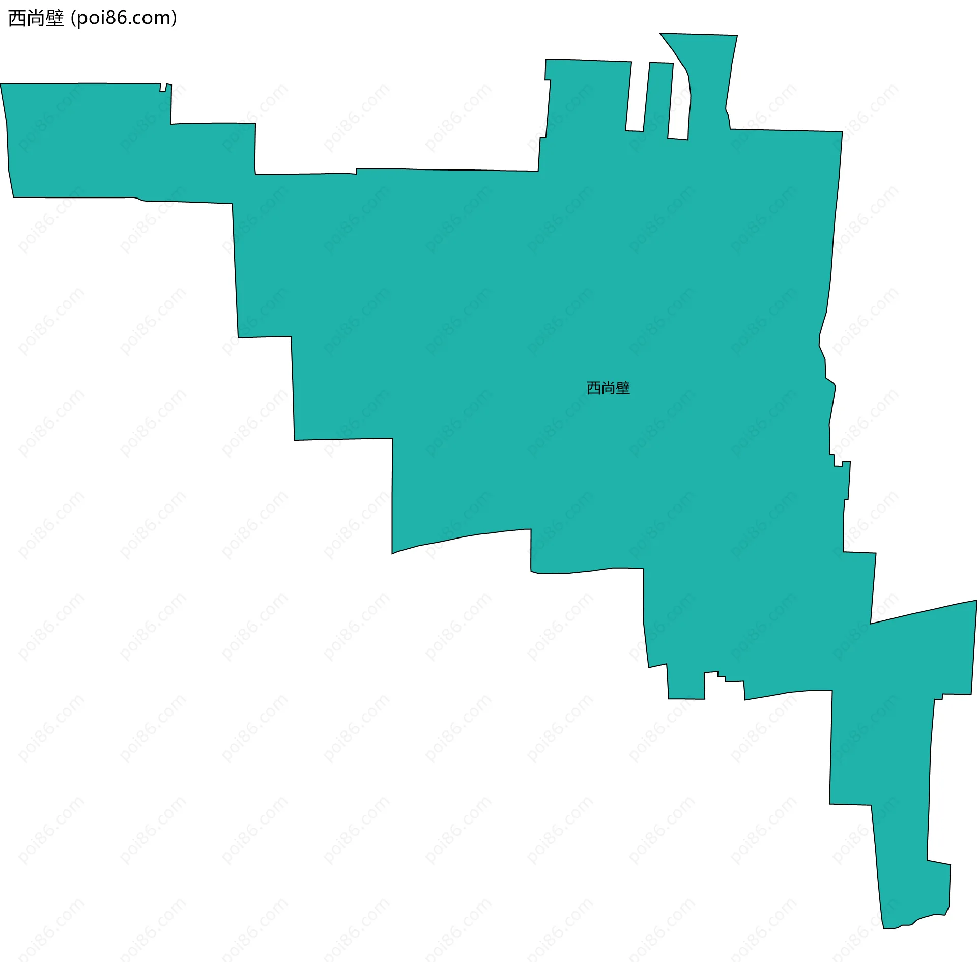 西尚壁边界地图