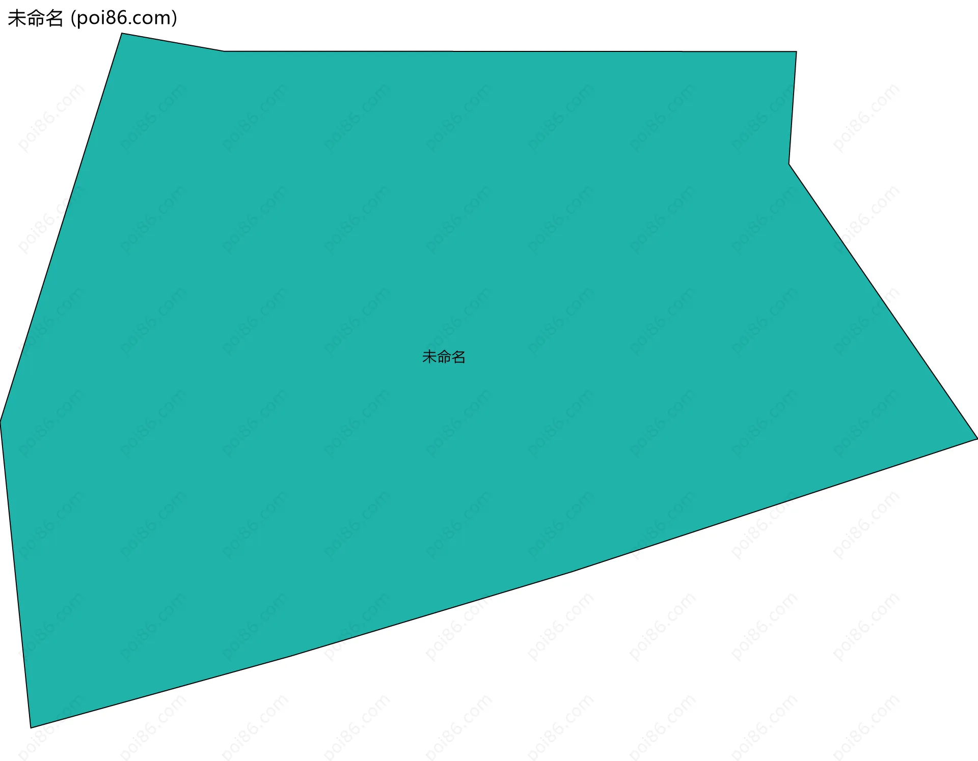 未命名边界地图