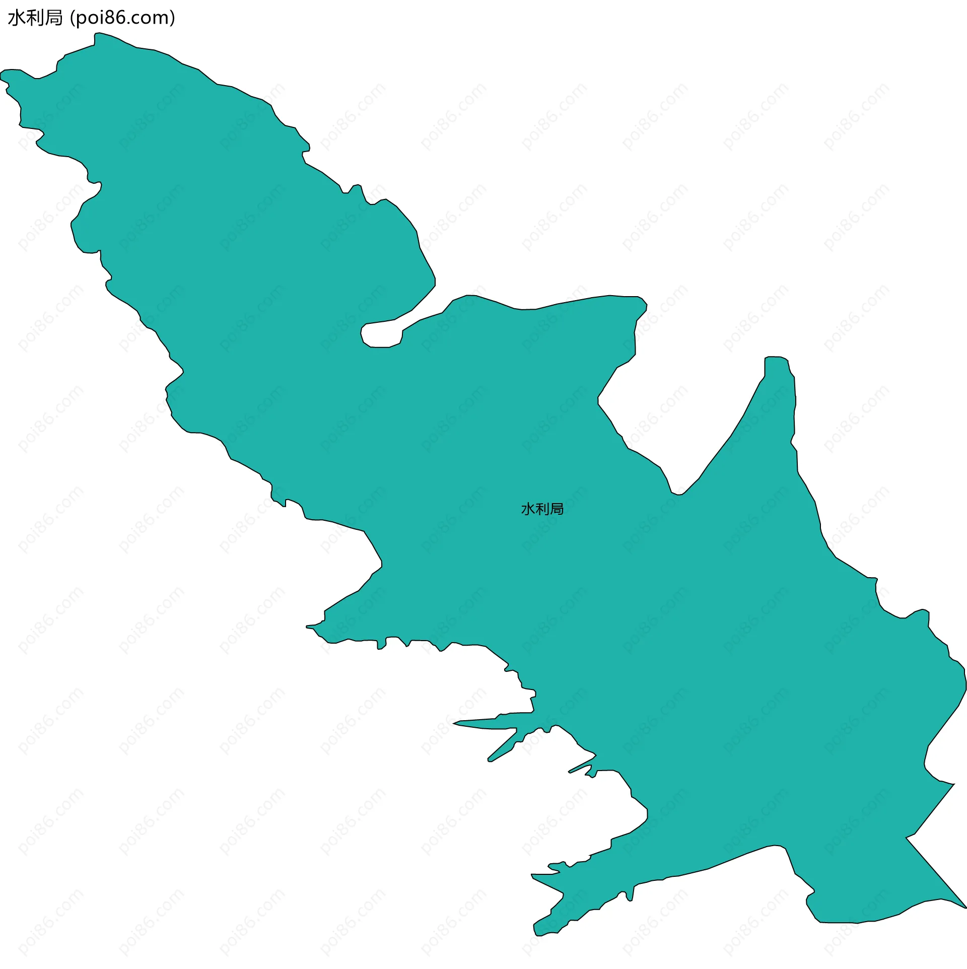 水利局边界地图