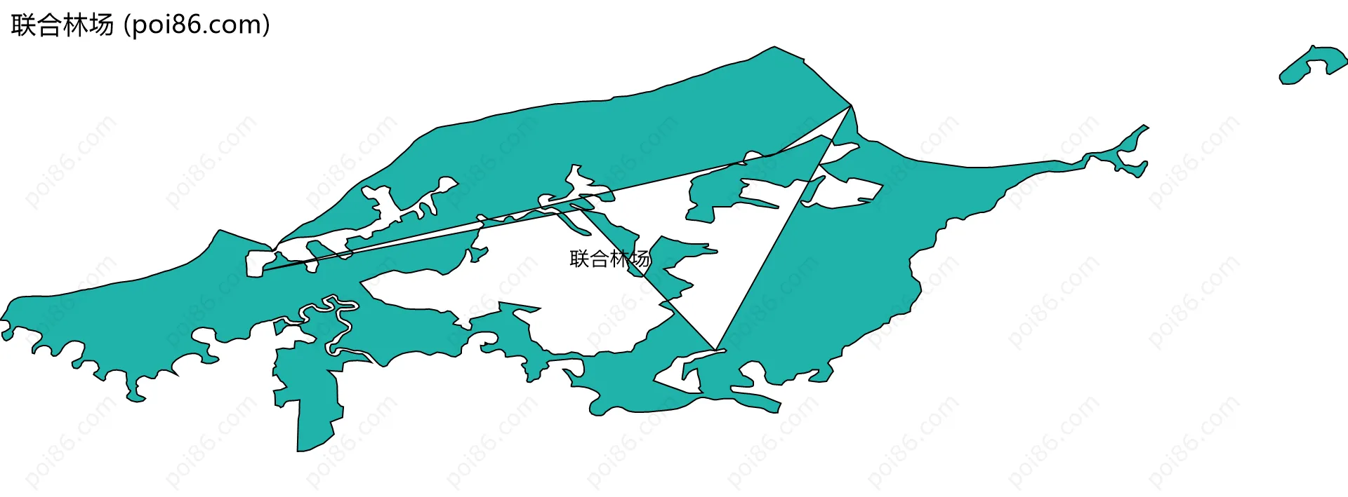 联合林场边界地图