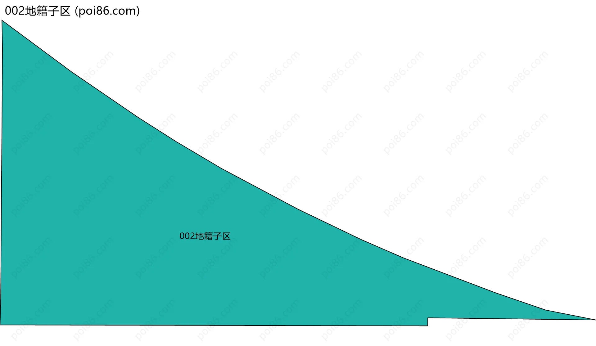 002地籍子区边界地图