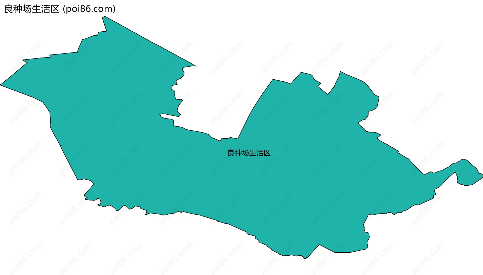 良种场生活区边界地图