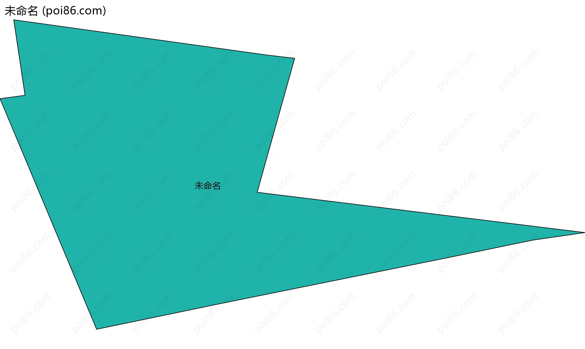 未命名边界地图