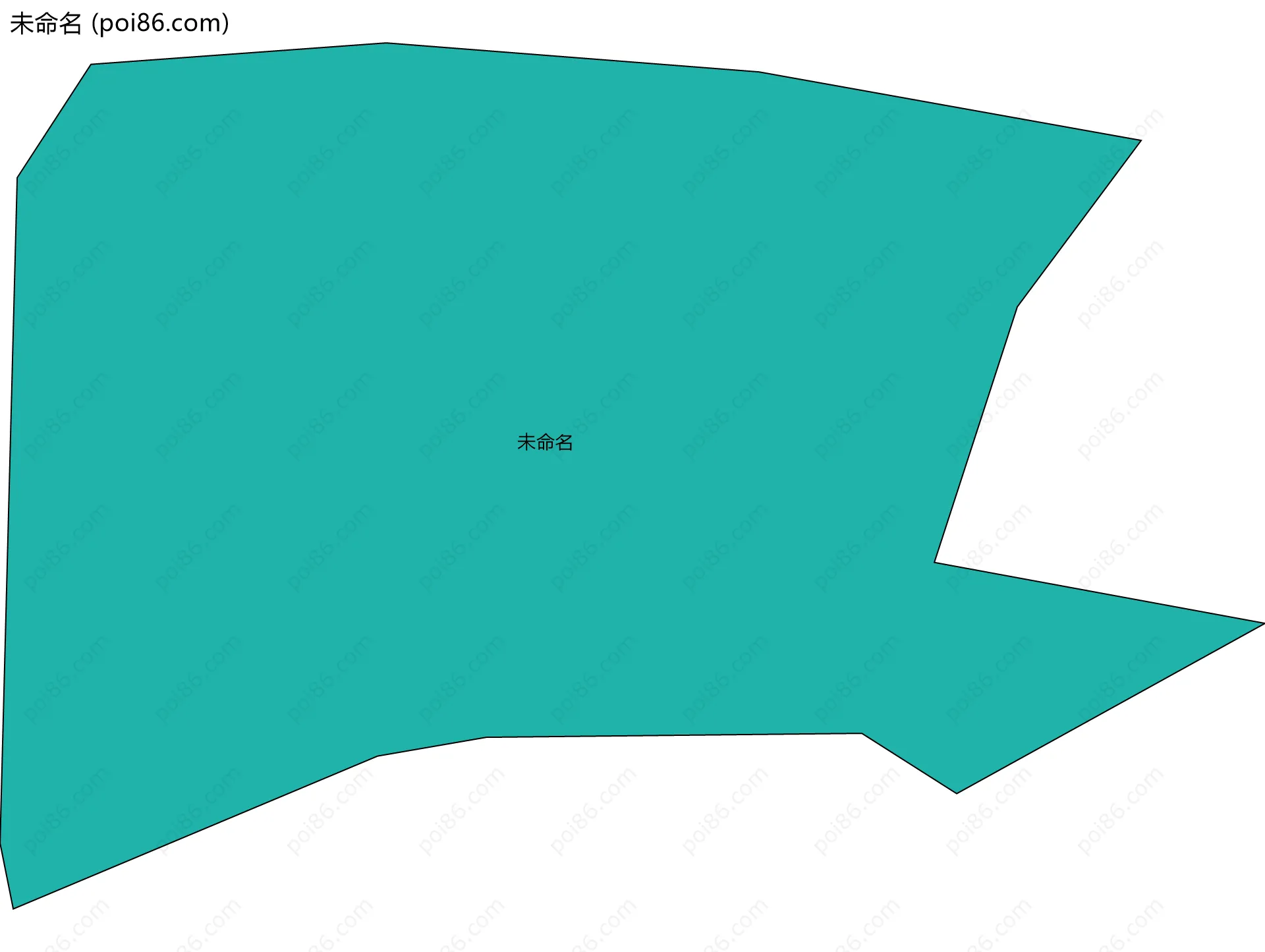 未命名边界地图