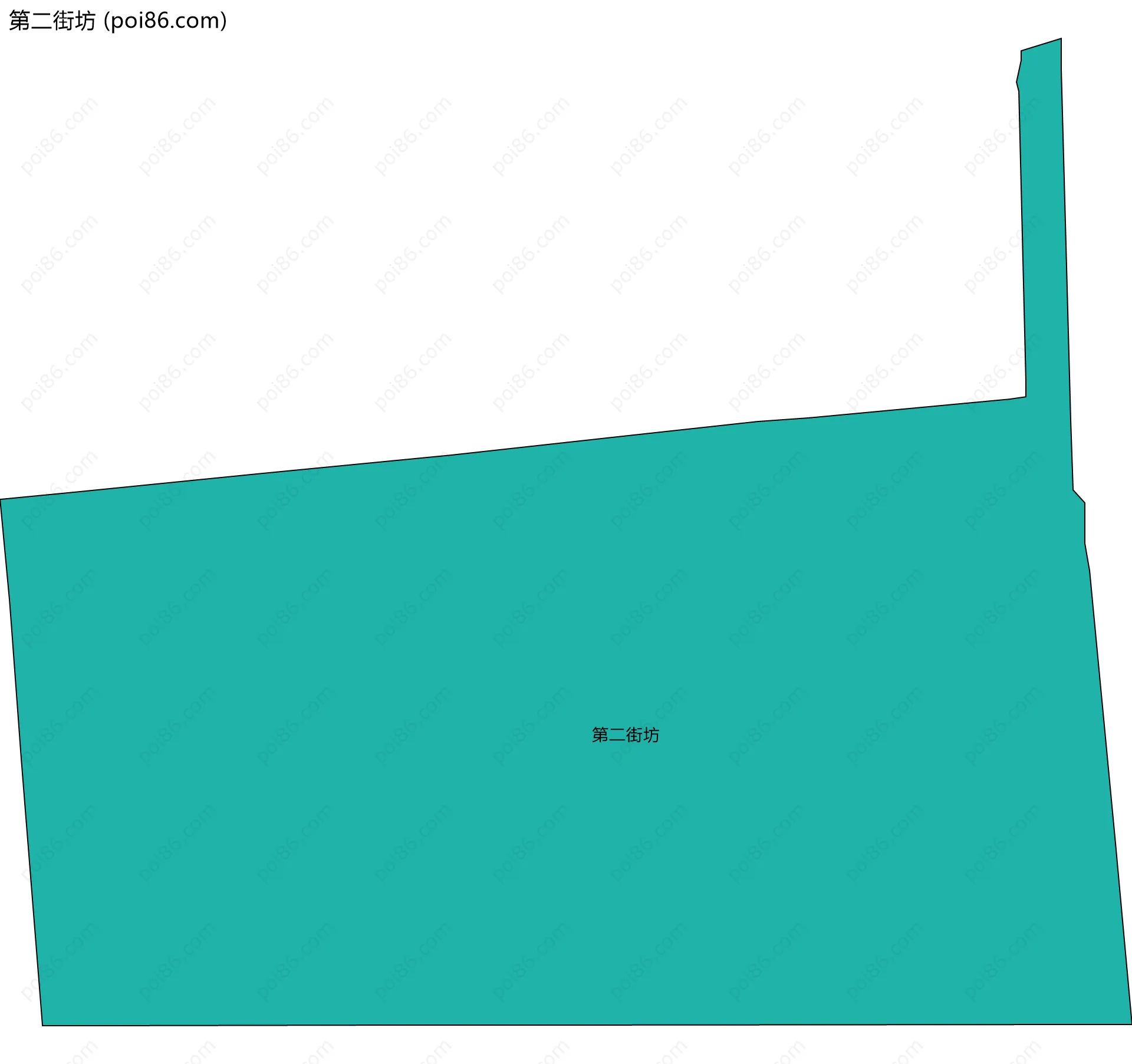 第二街坊边界地图