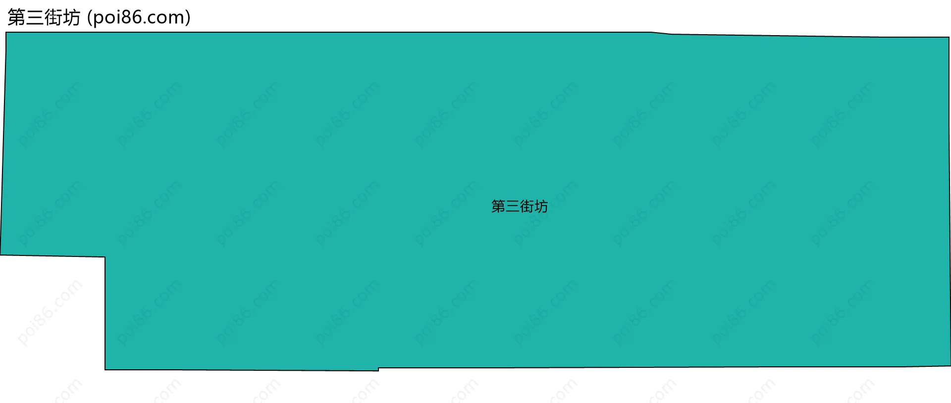 第三街坊边界地图