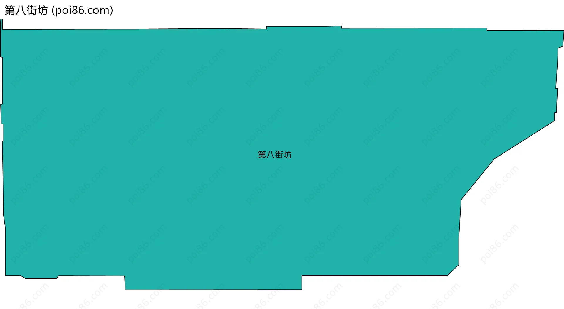 第八街坊边界地图