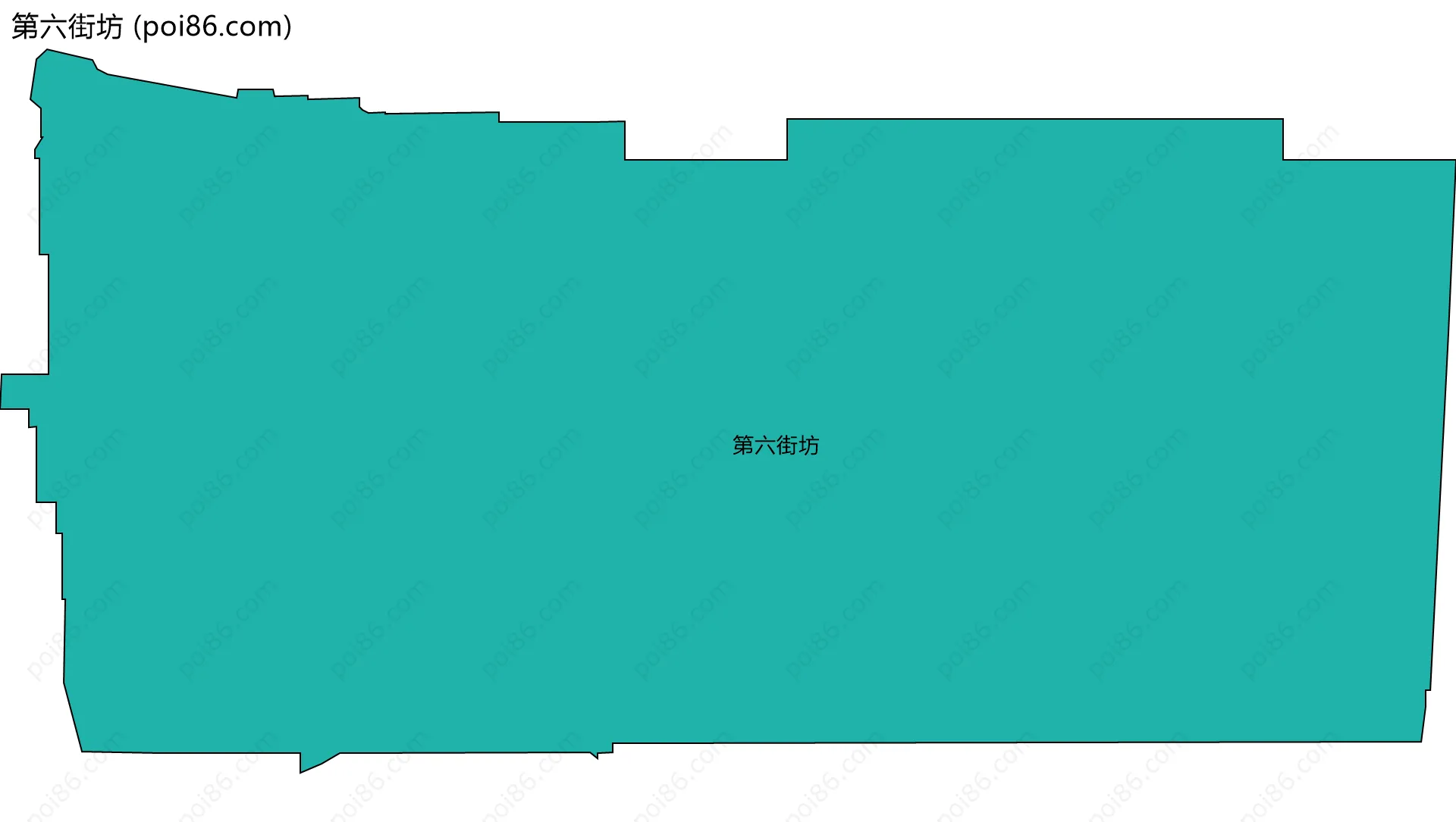 第六街坊边界地图