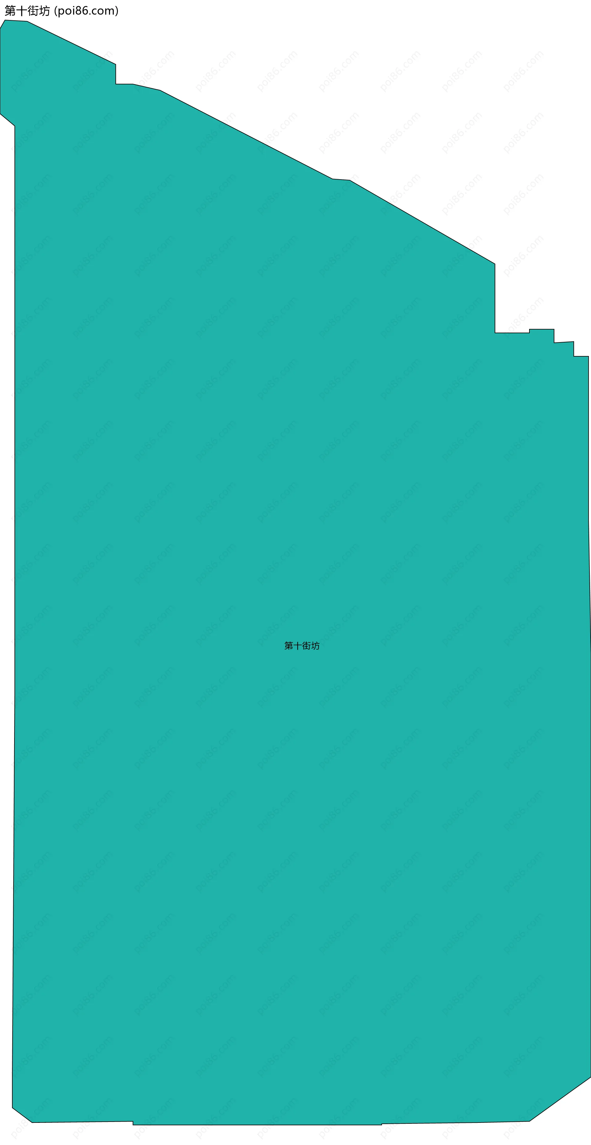 第十街坊边界地图