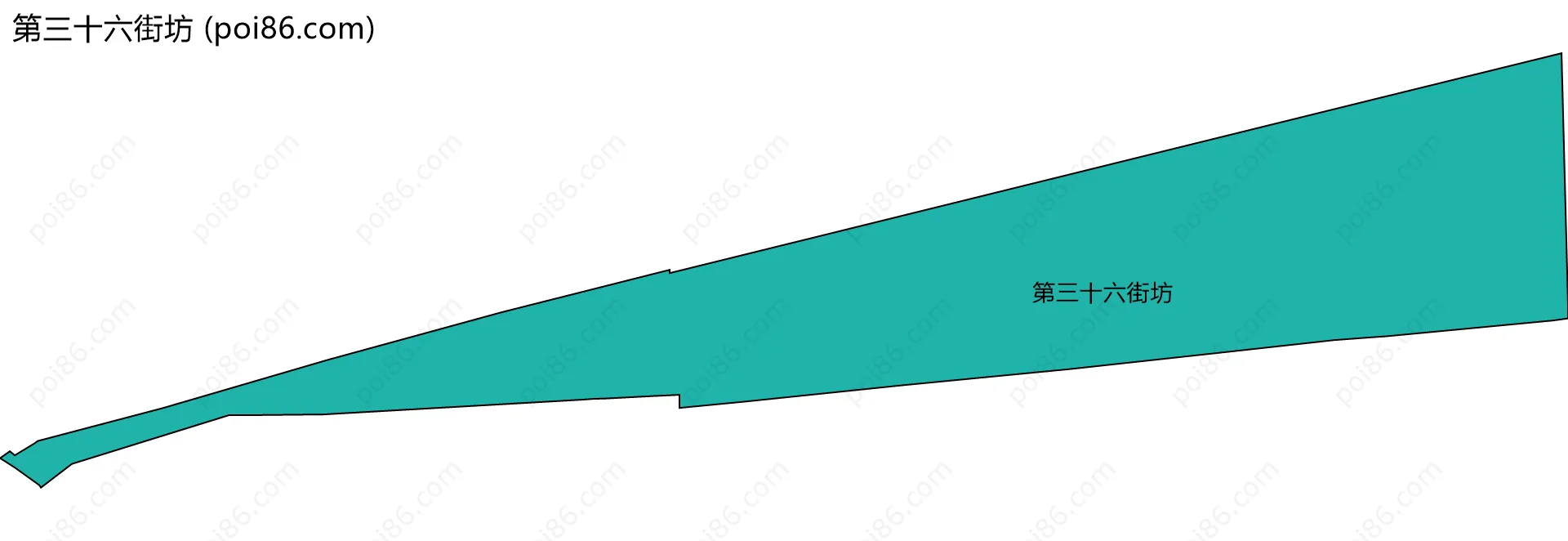 第三十六街坊边界地图