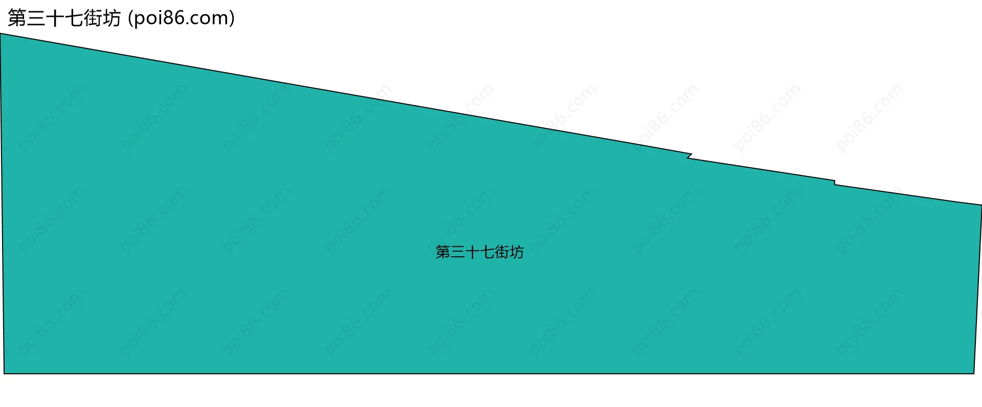 第三十七街坊边界地图