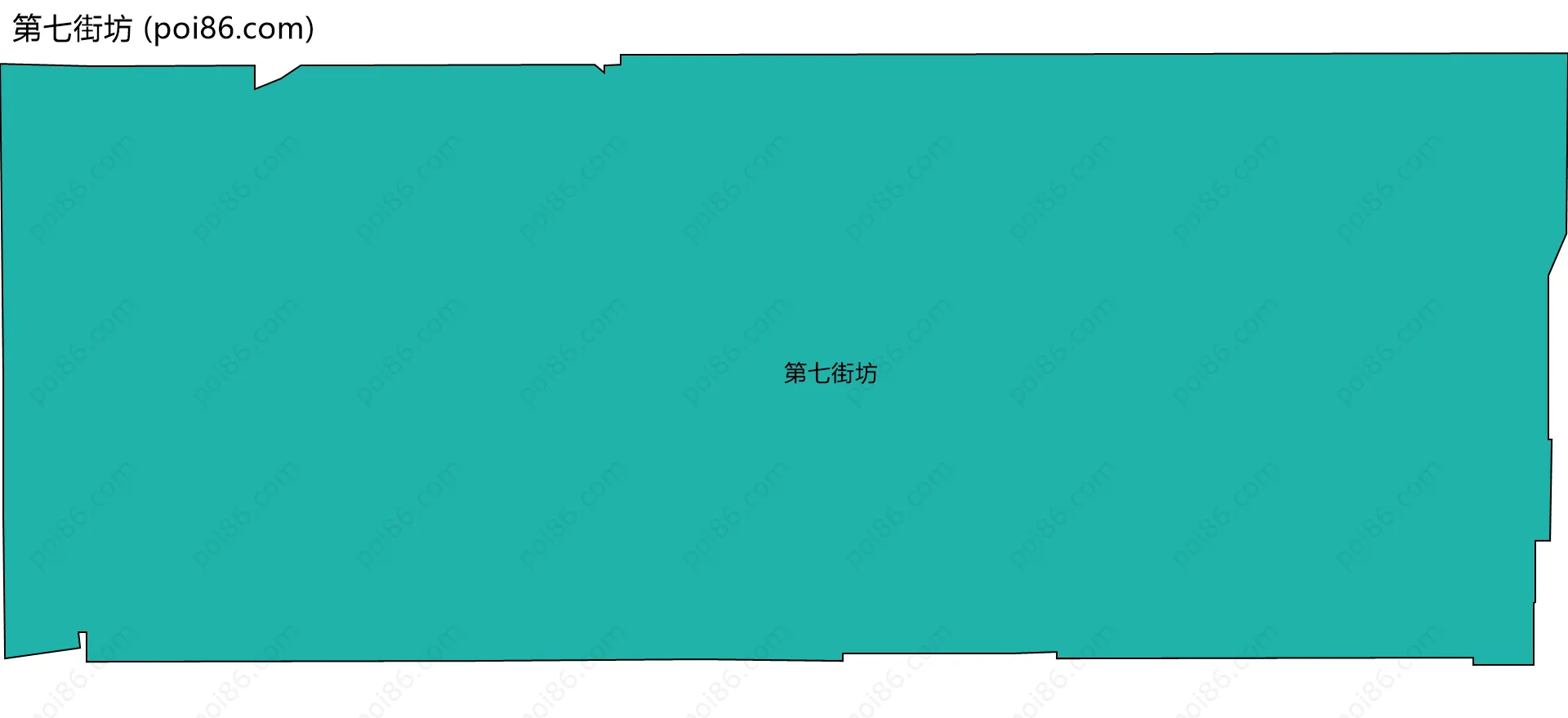 第七街坊边界地图