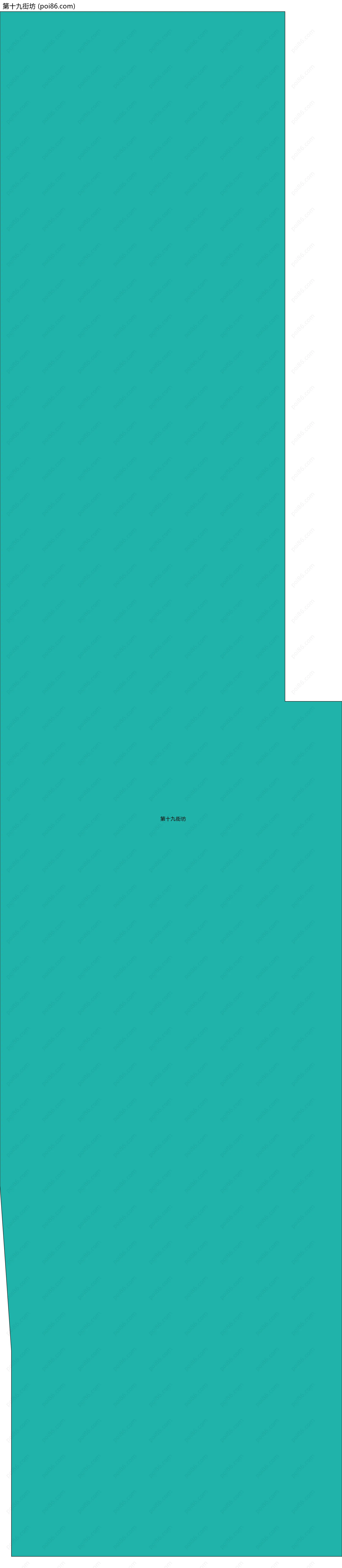 第十九街坊边界地图