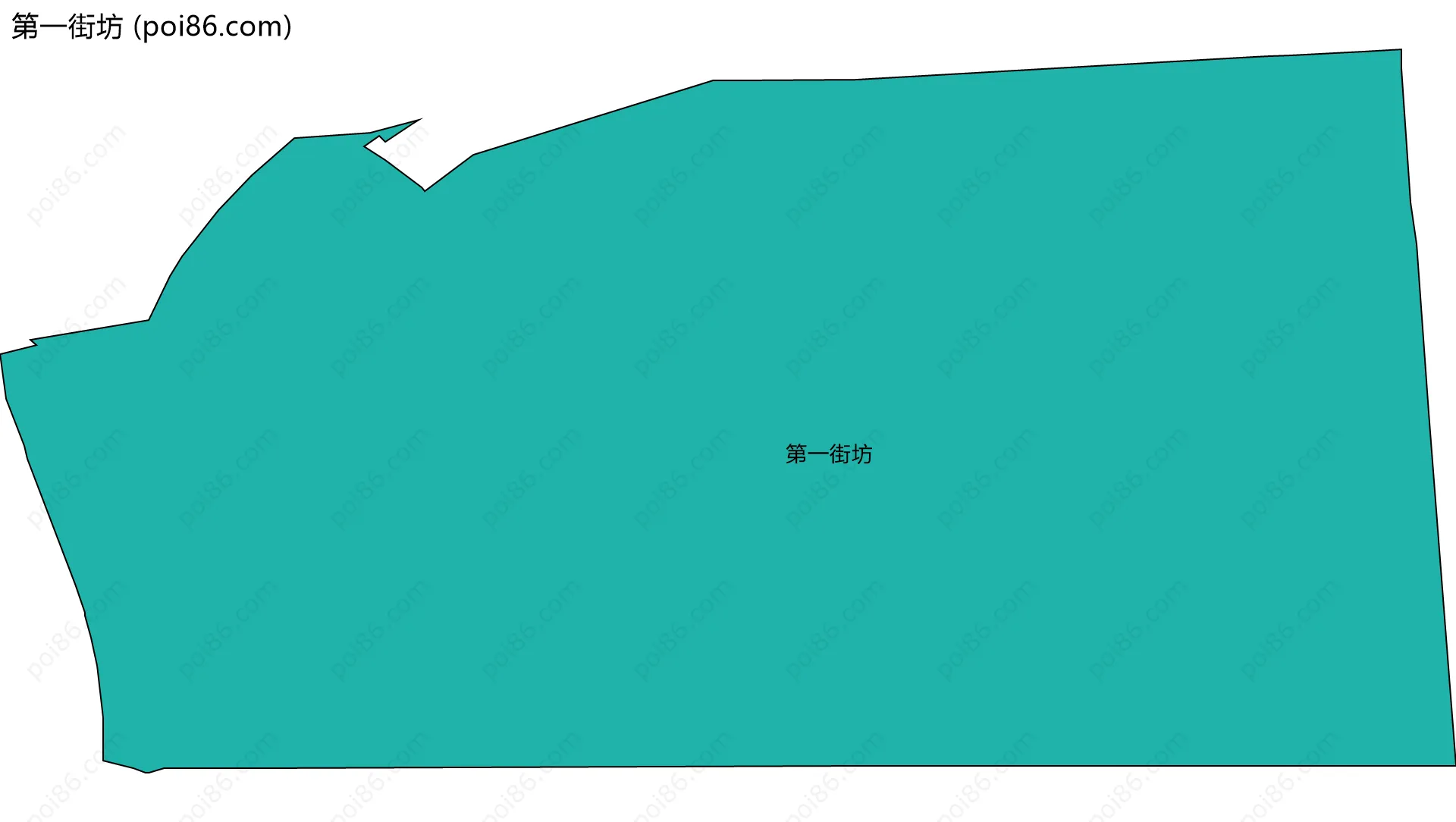 第一街坊边界地图