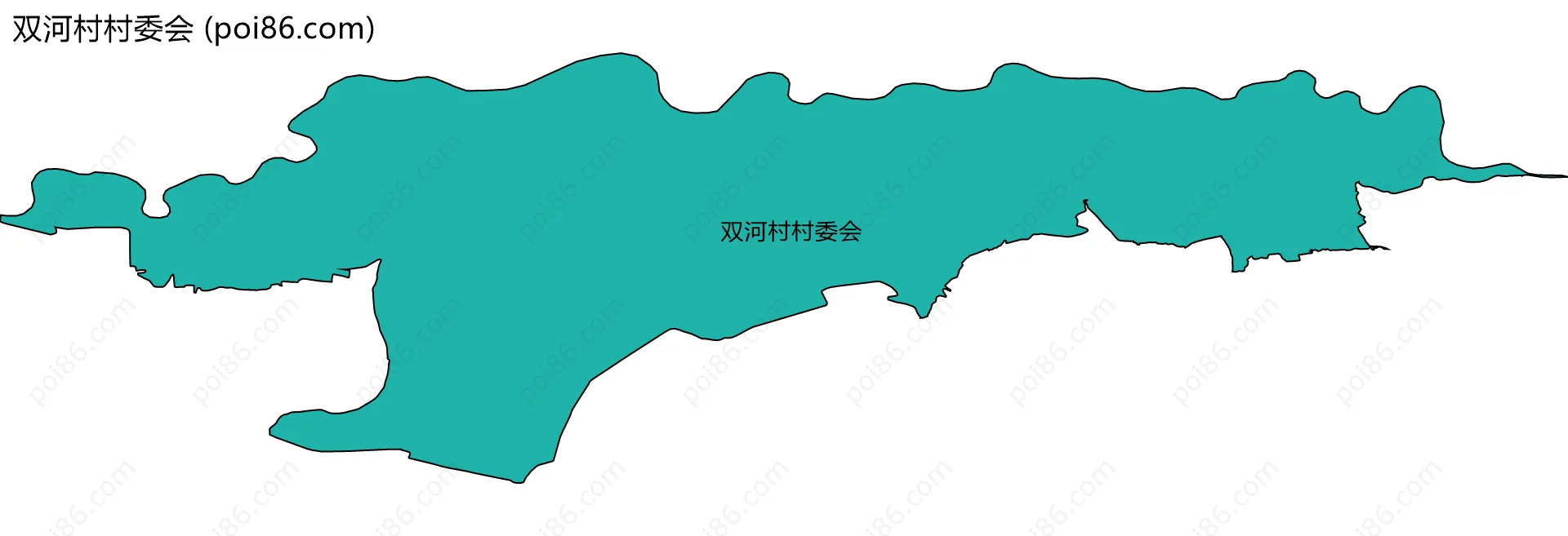 双河村村委会边界地图
