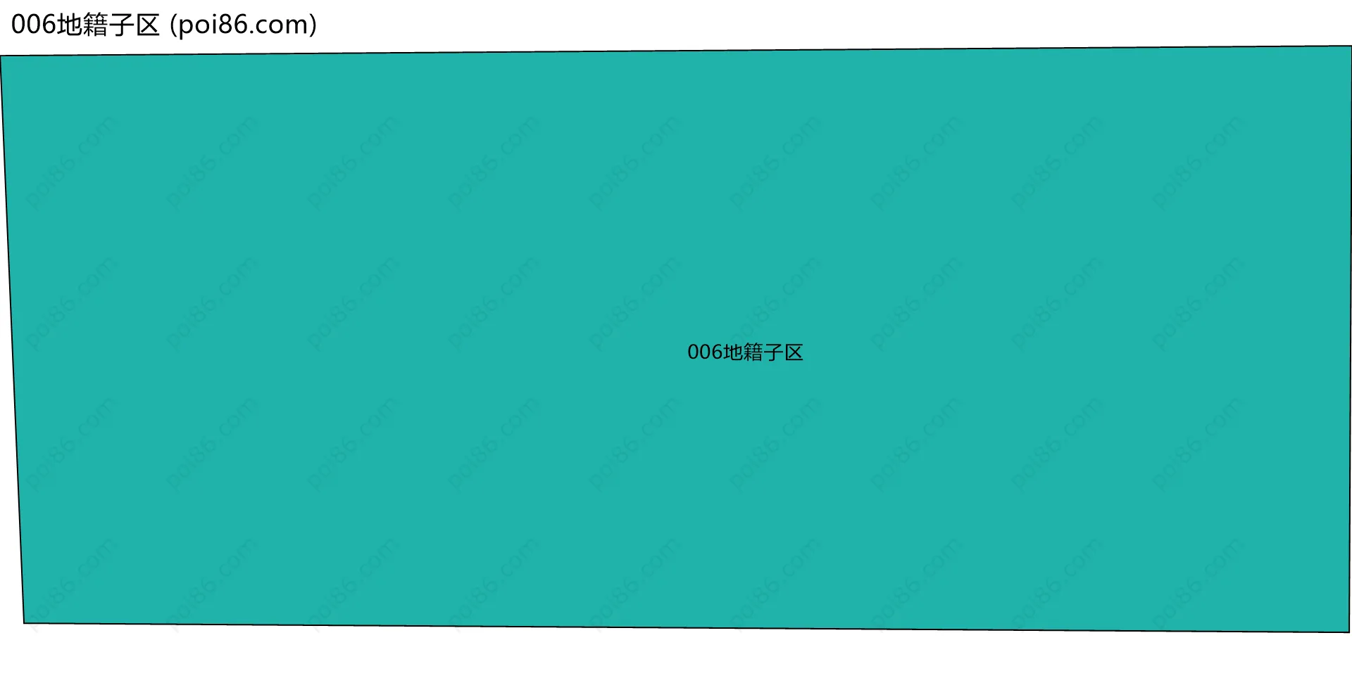 006地籍子区边界地图