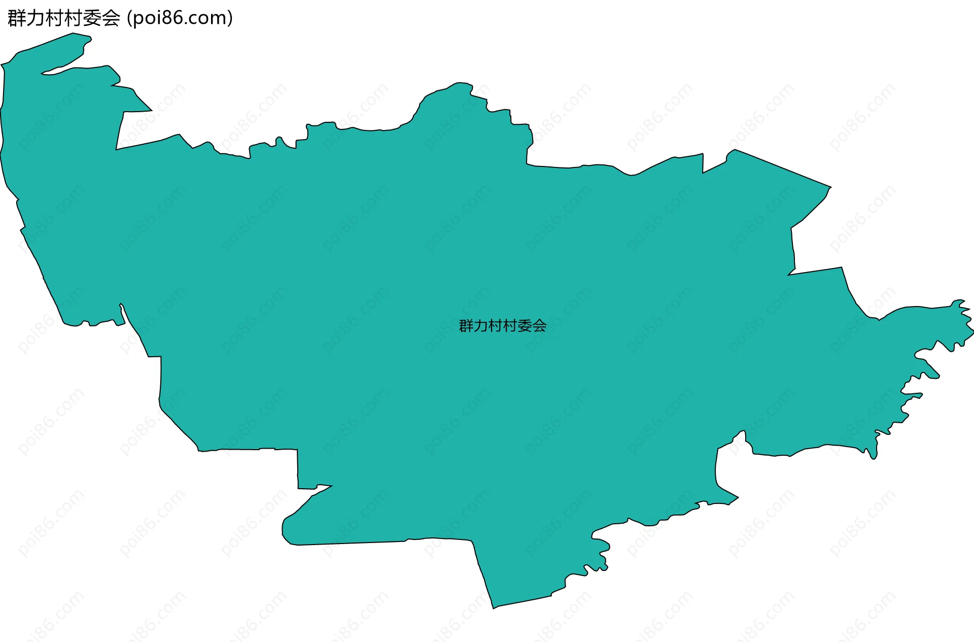 群力村村委会边界地图