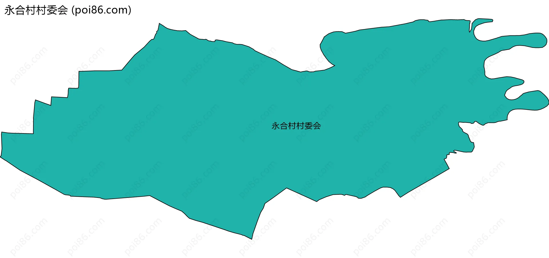 永合村村委会边界地图