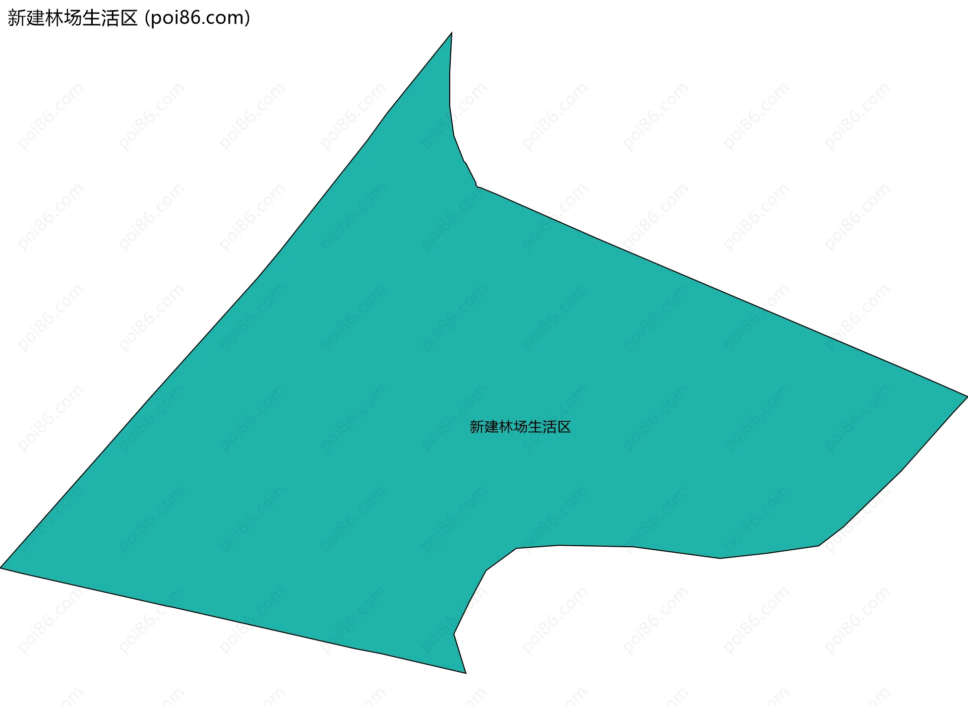 新建林场生活区边界地图