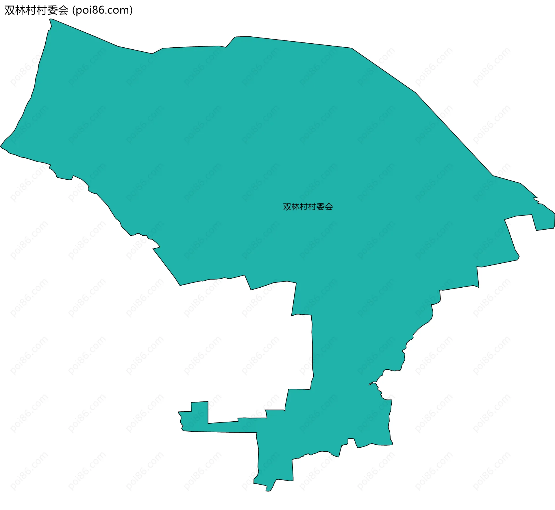 双林村村委会边界地图