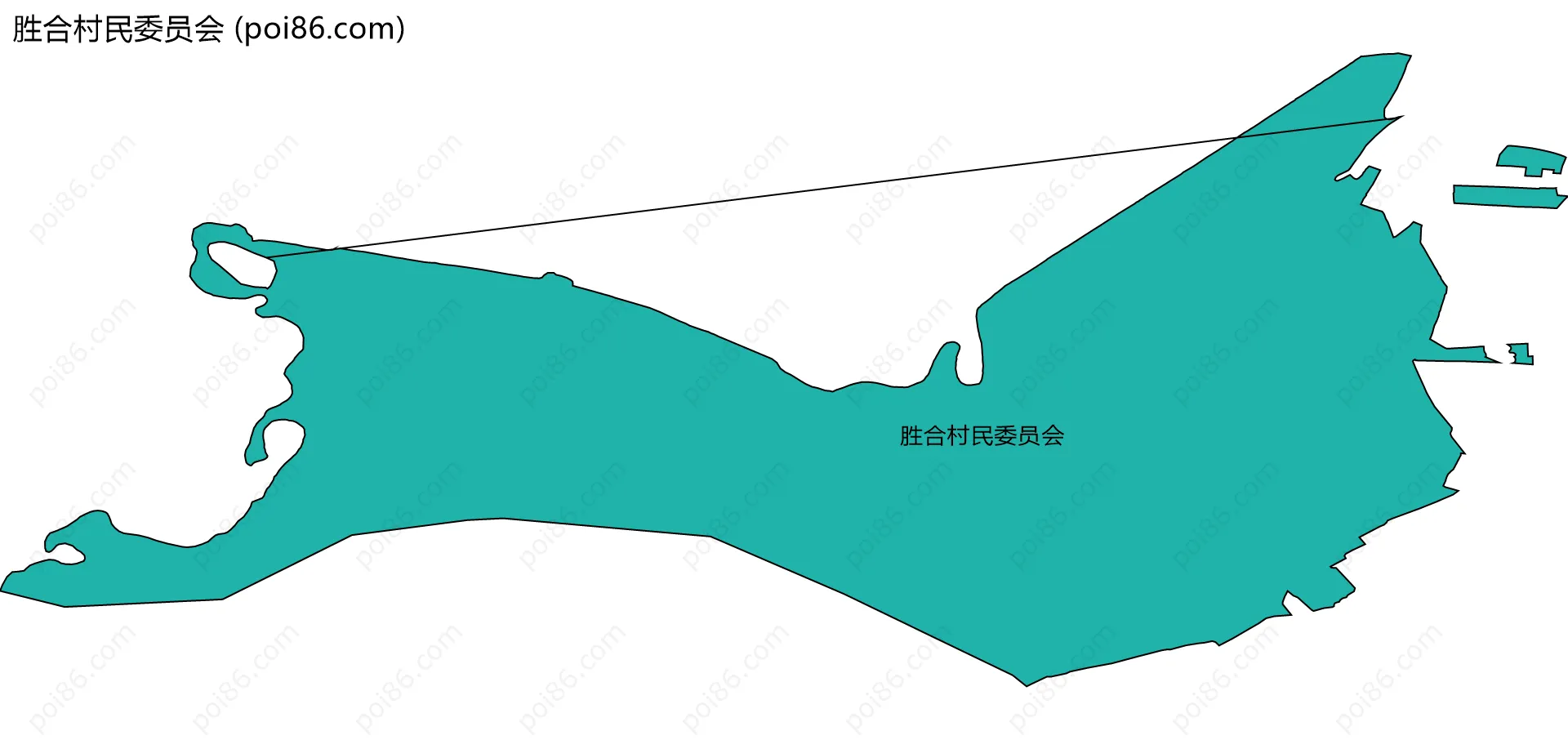 胜合村民委员会边界地图