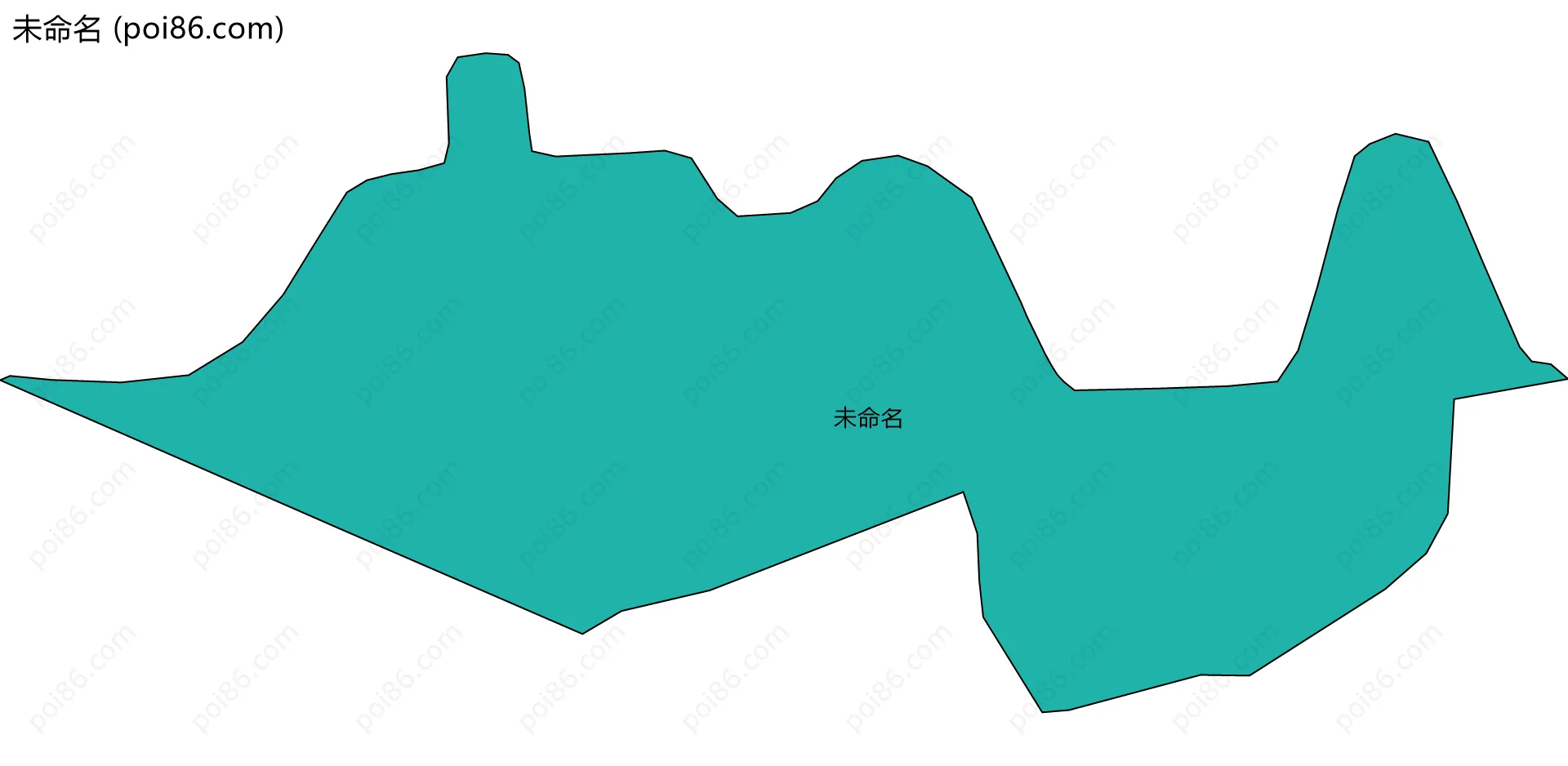 未命名边界地图