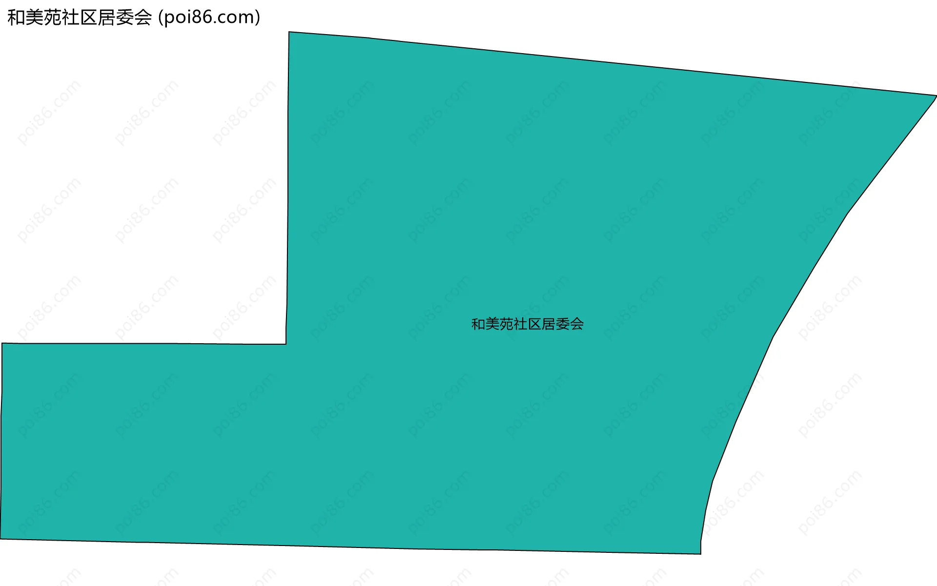 和美苑社区居委会边界地图