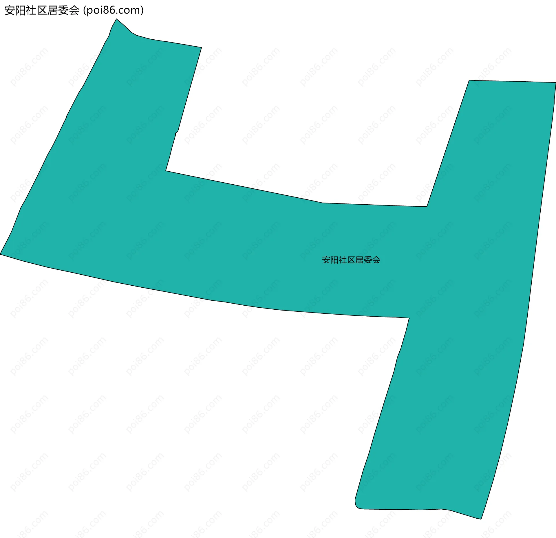 安阳社区居委会边界地图