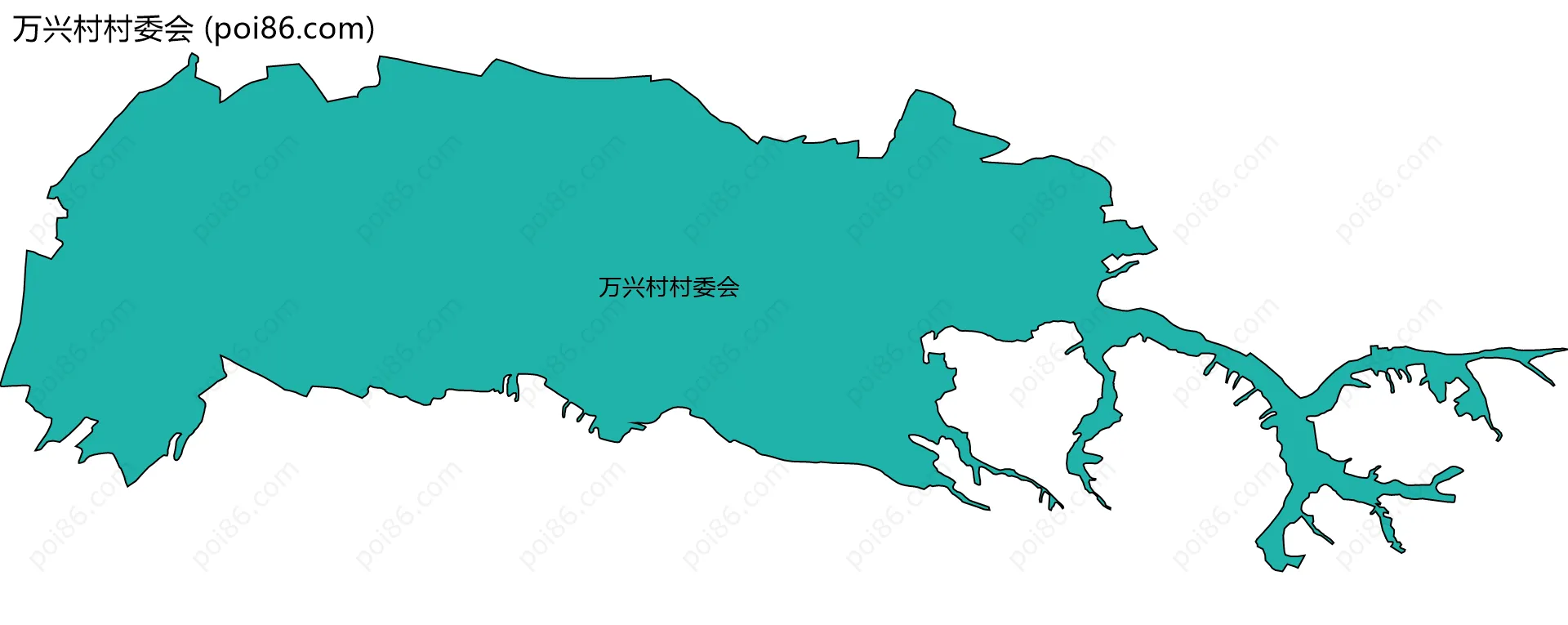 万兴村村委会边界地图