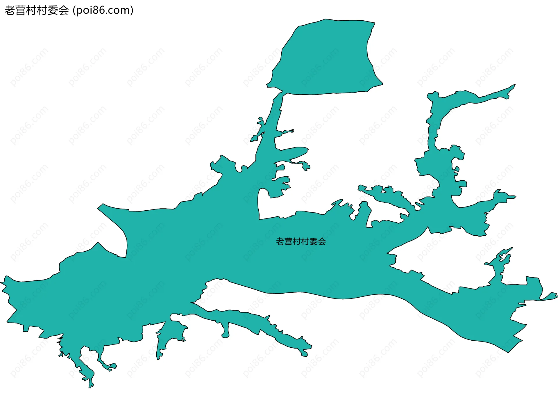 老营村村委会边界地图