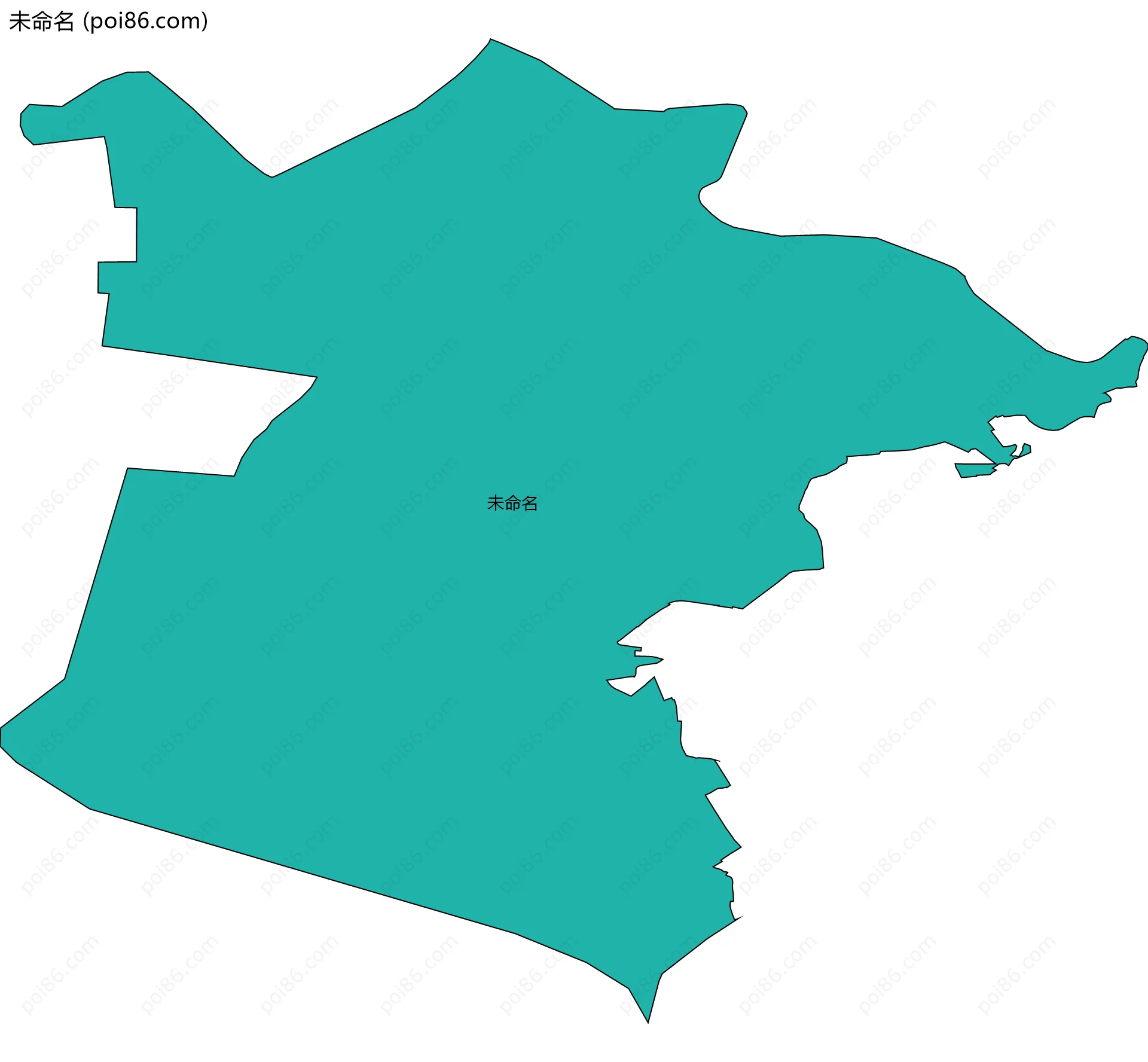 未命名边界地图