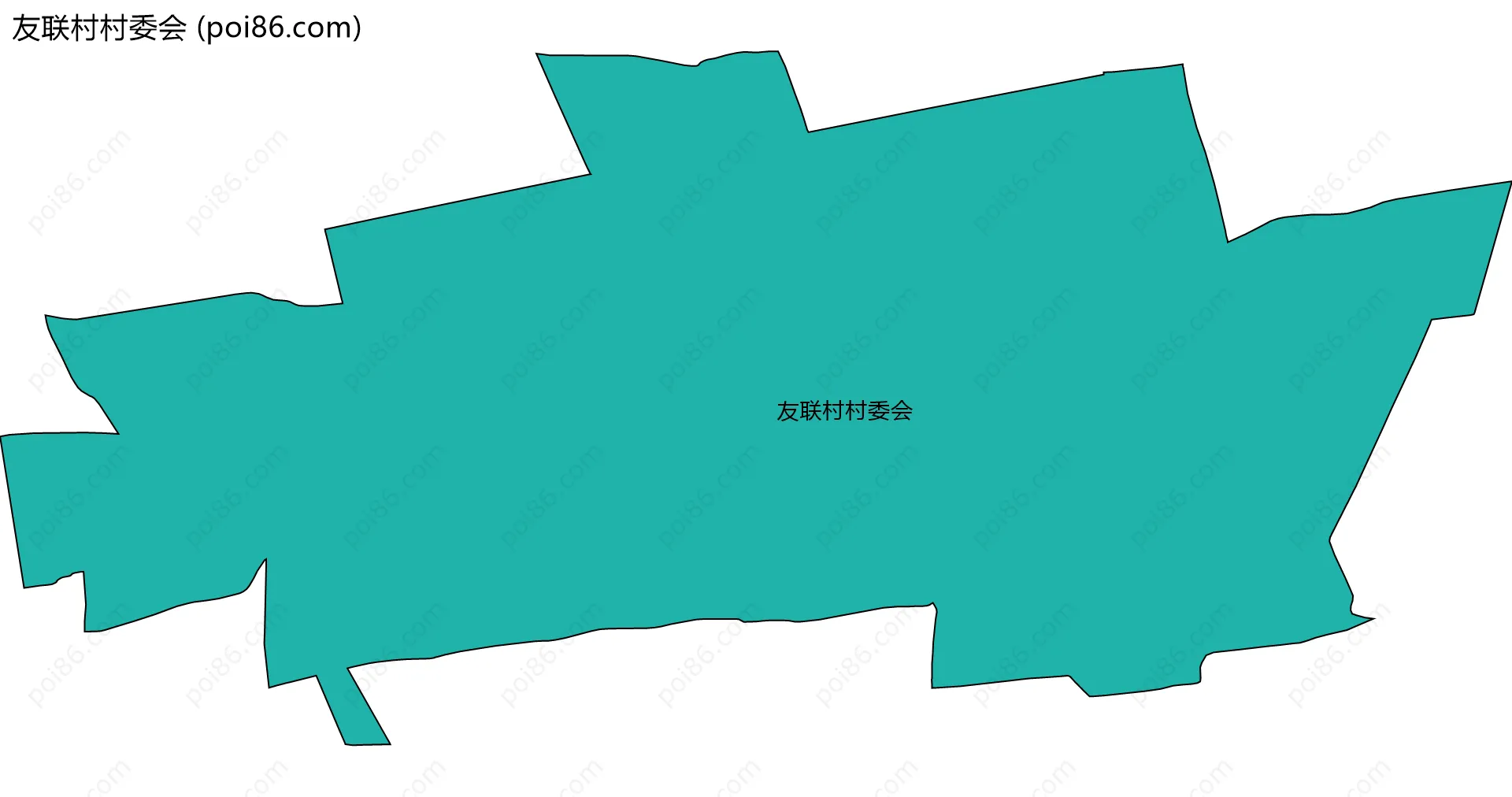 友联村村委会边界地图