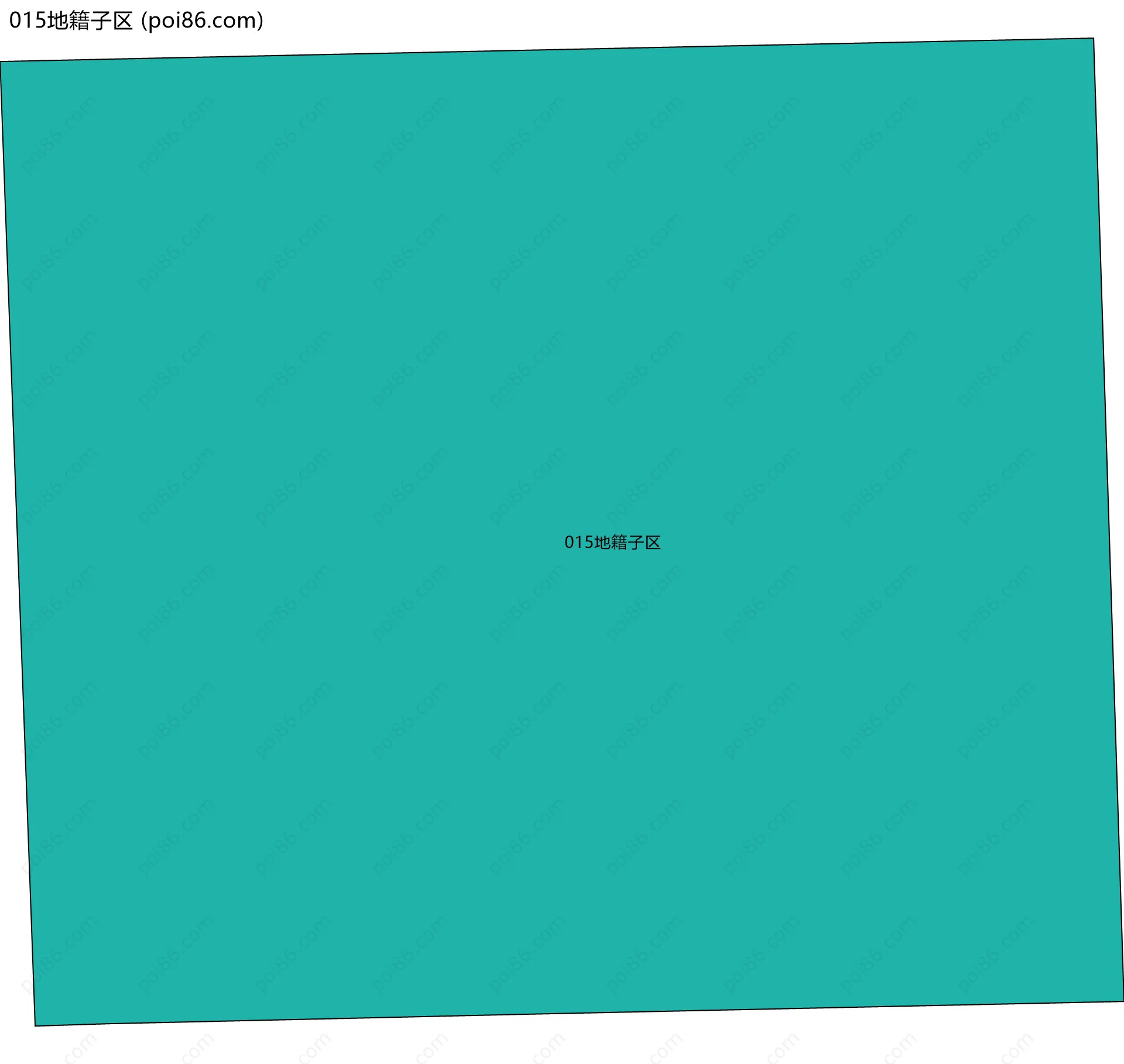 015地籍子区边界地图
