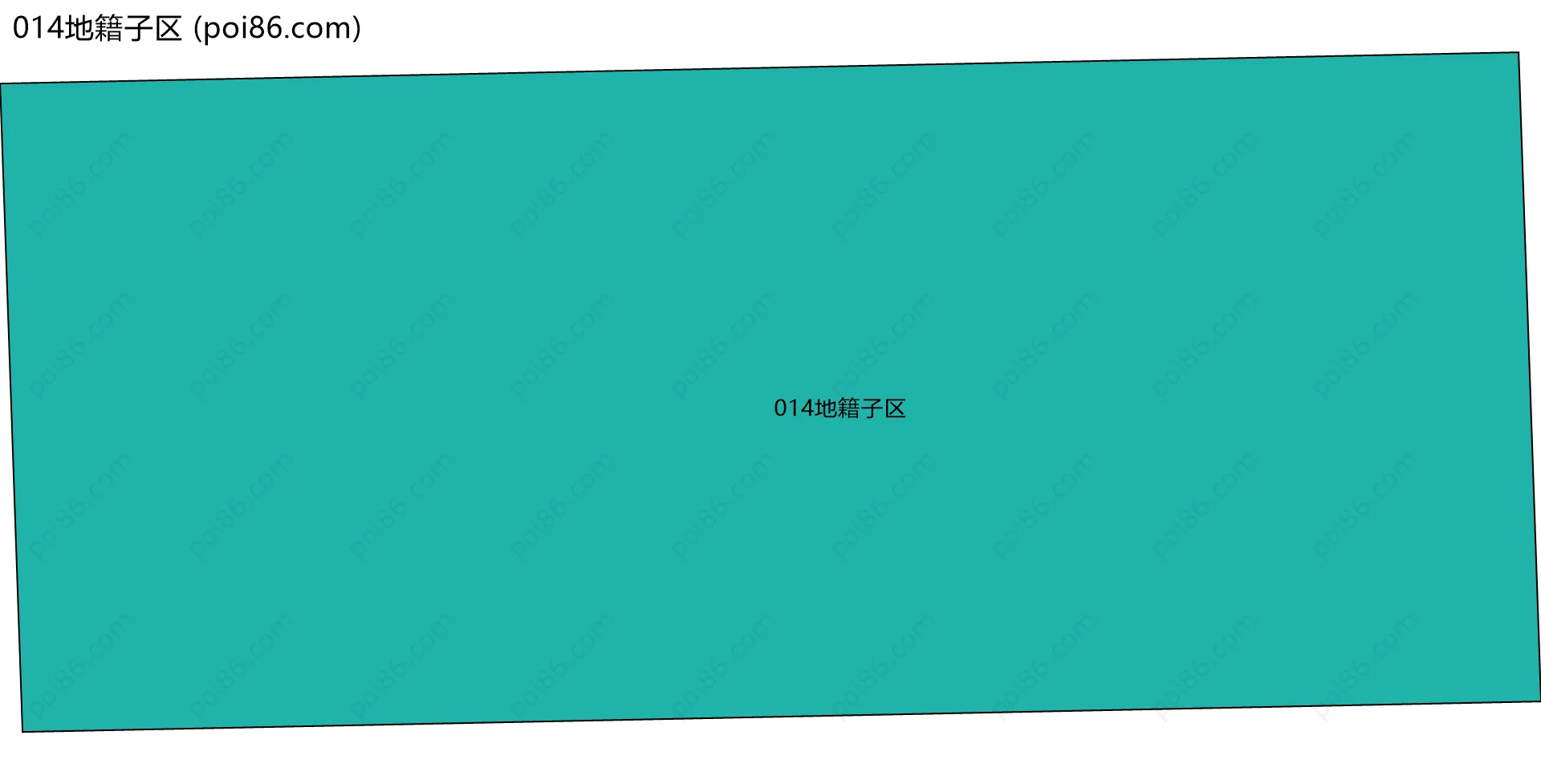 014地籍子区边界地图