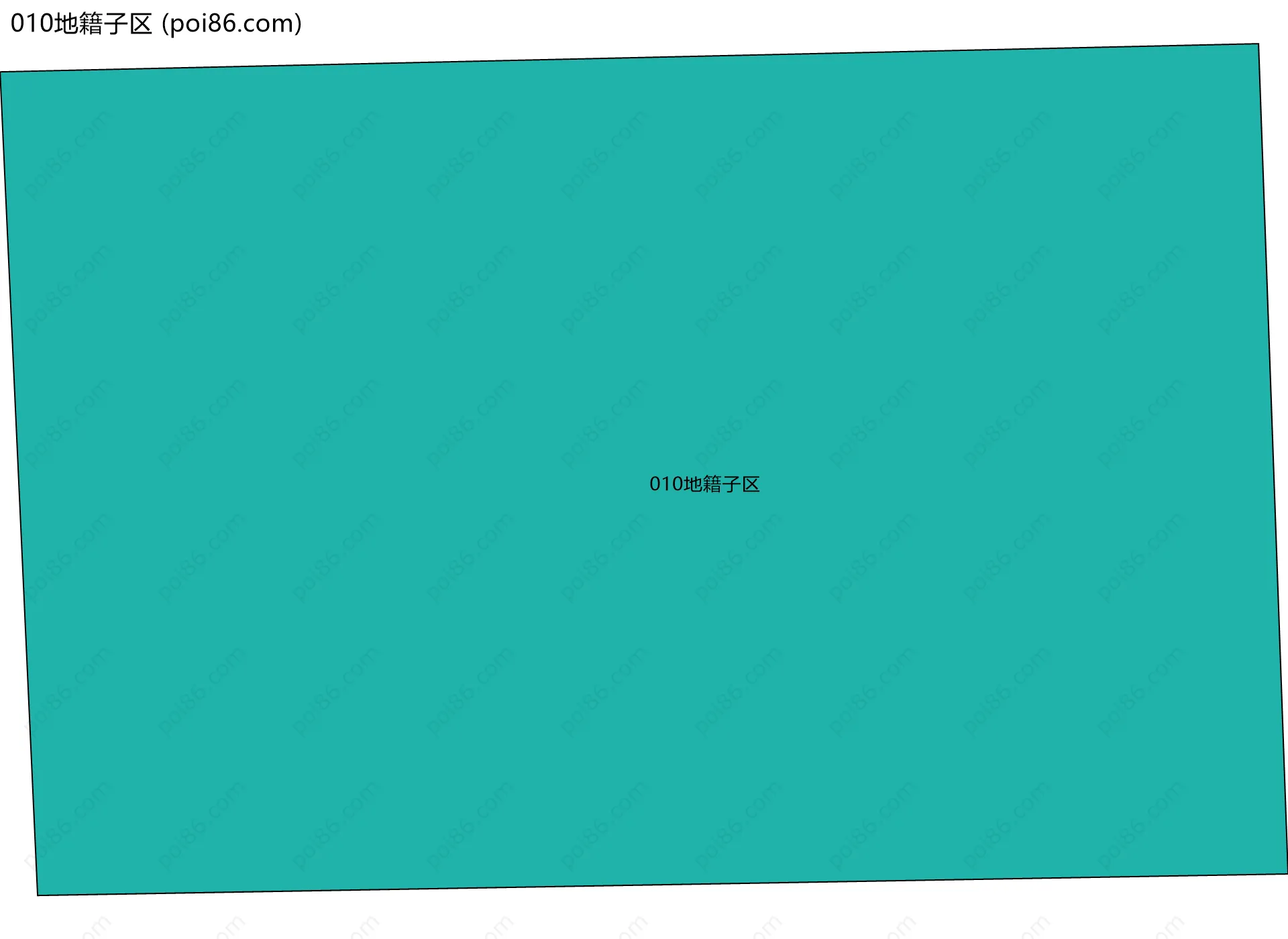 010地籍子区边界地图