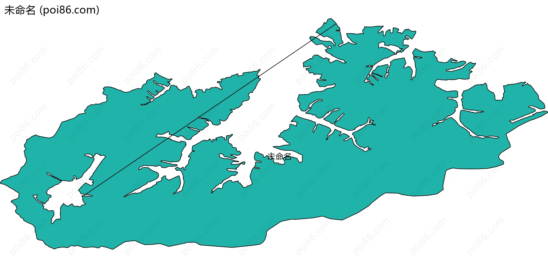 未命名边界地图