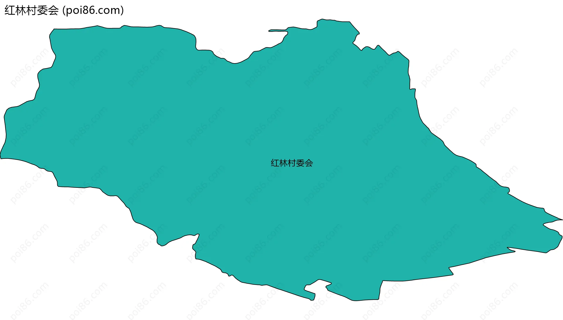 红林村委会边界地图