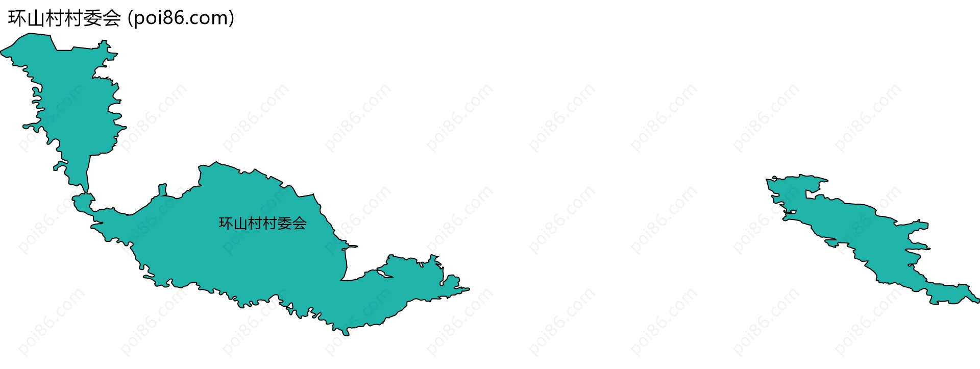 环山村村委会边界地图