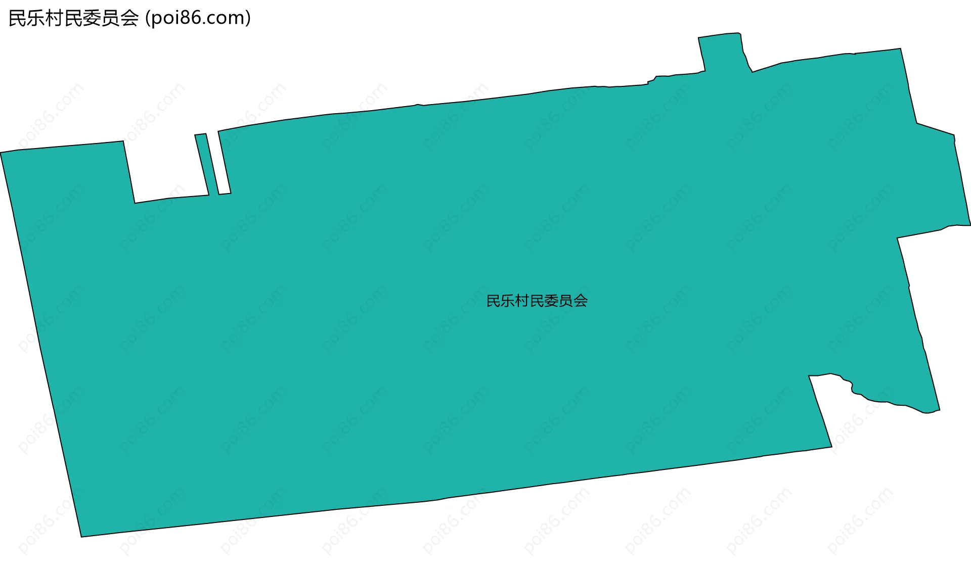 民乐村民委员会边界地图