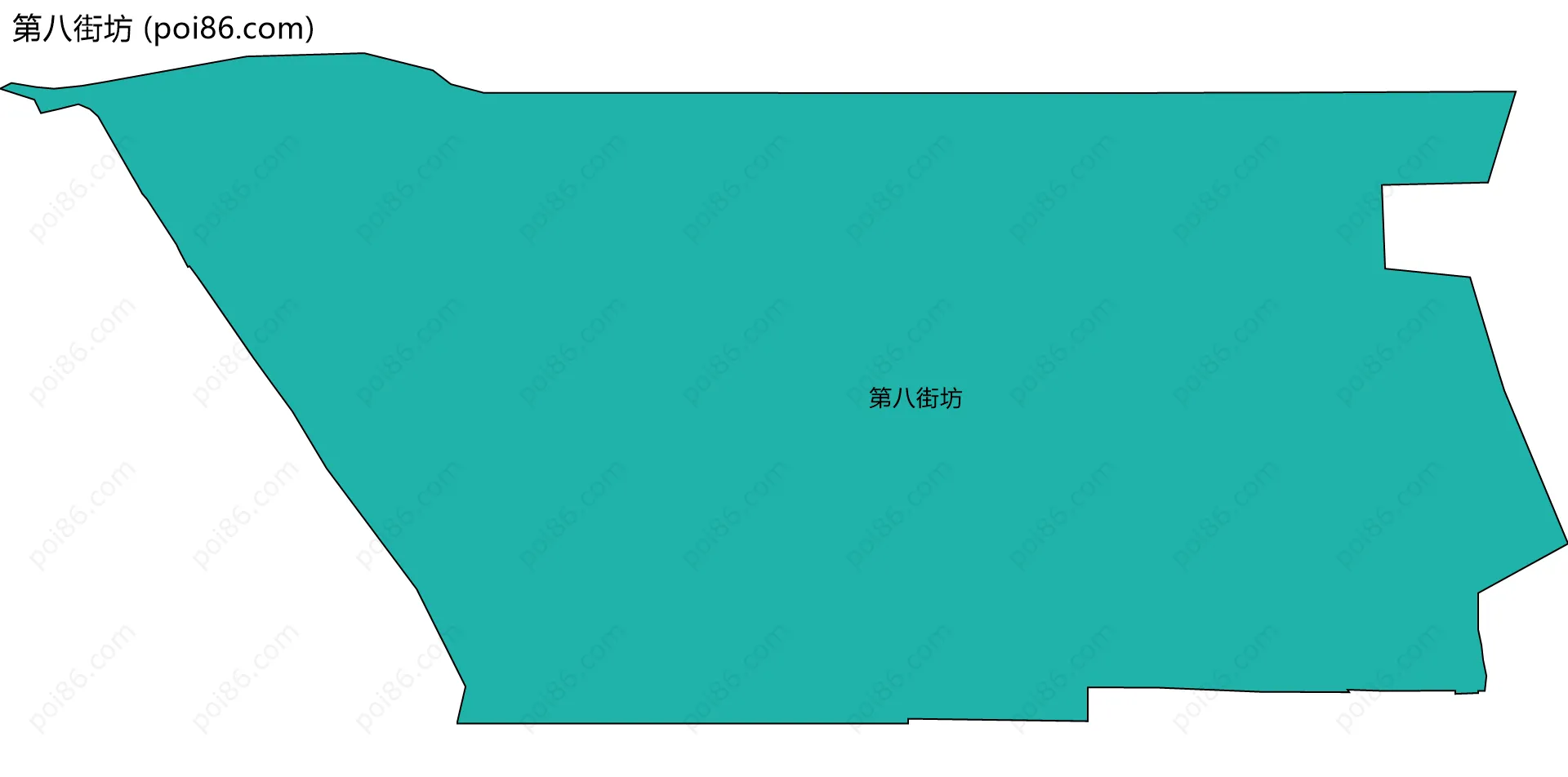 第八街坊边界地图