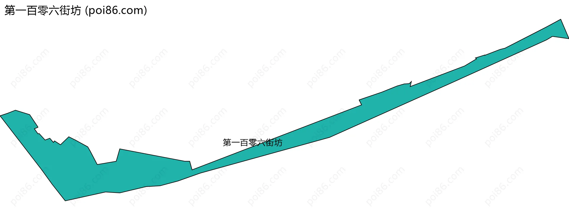 第一百零六街坊边界地图