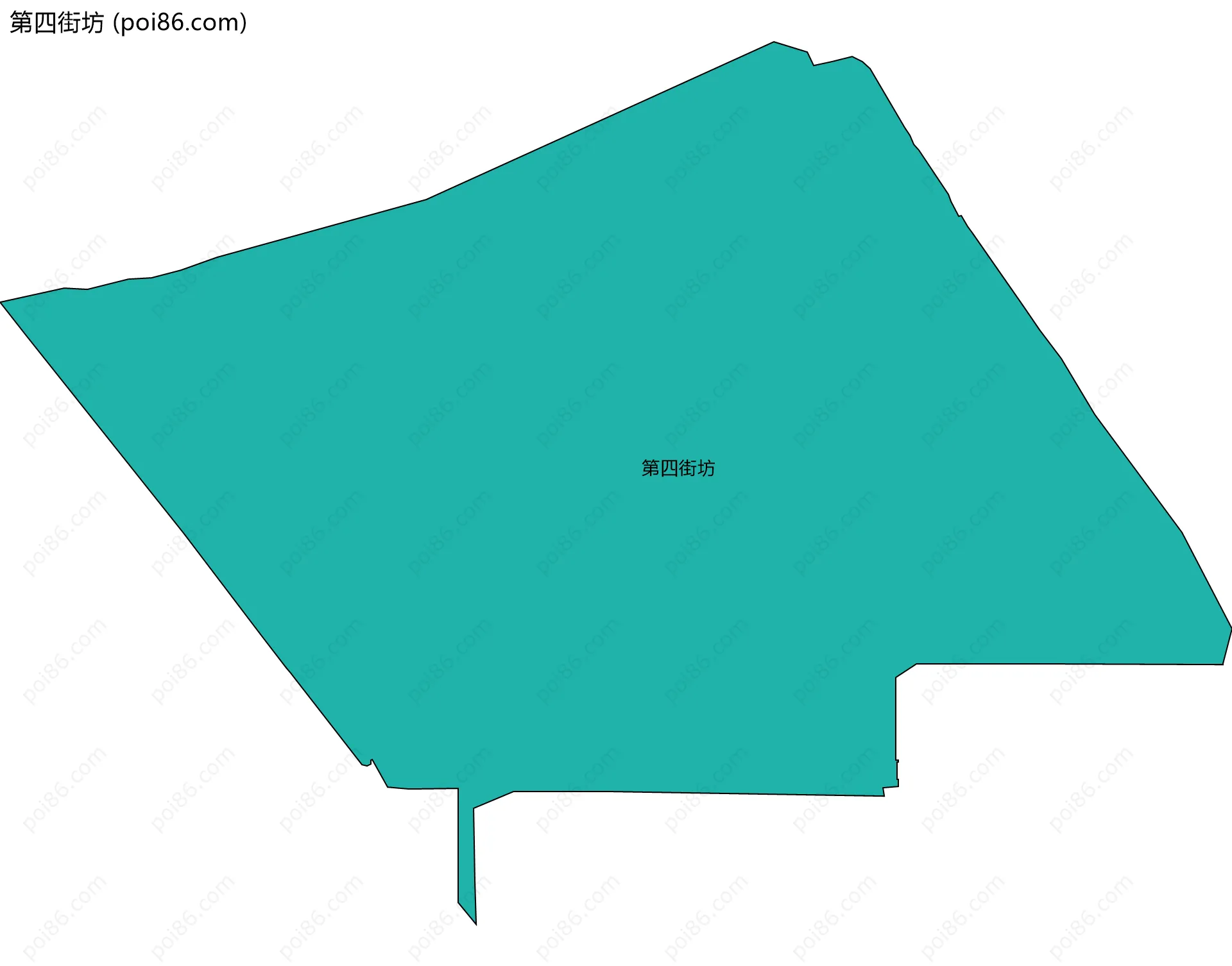 第四街坊边界地图