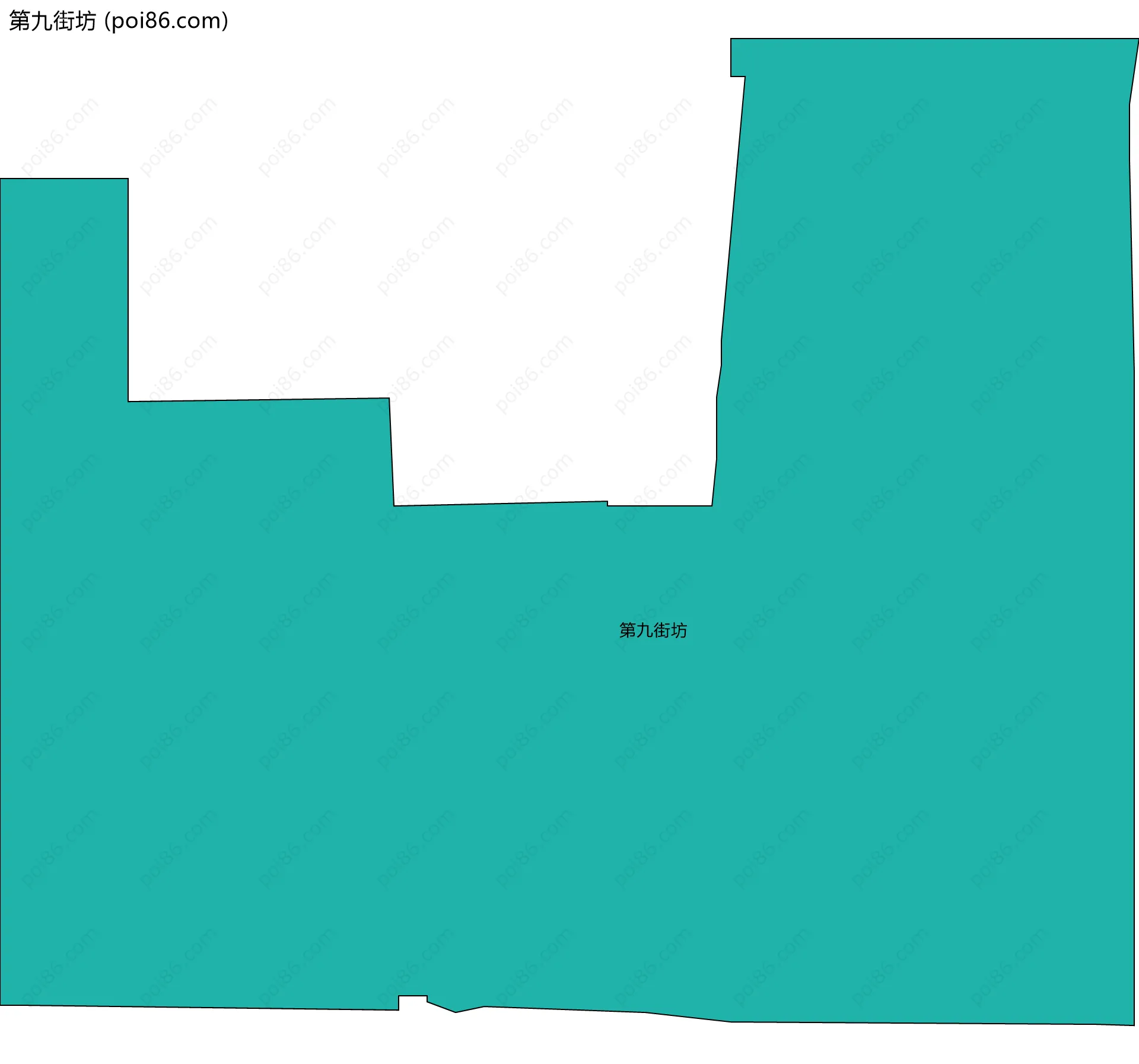 第九街坊边界地图