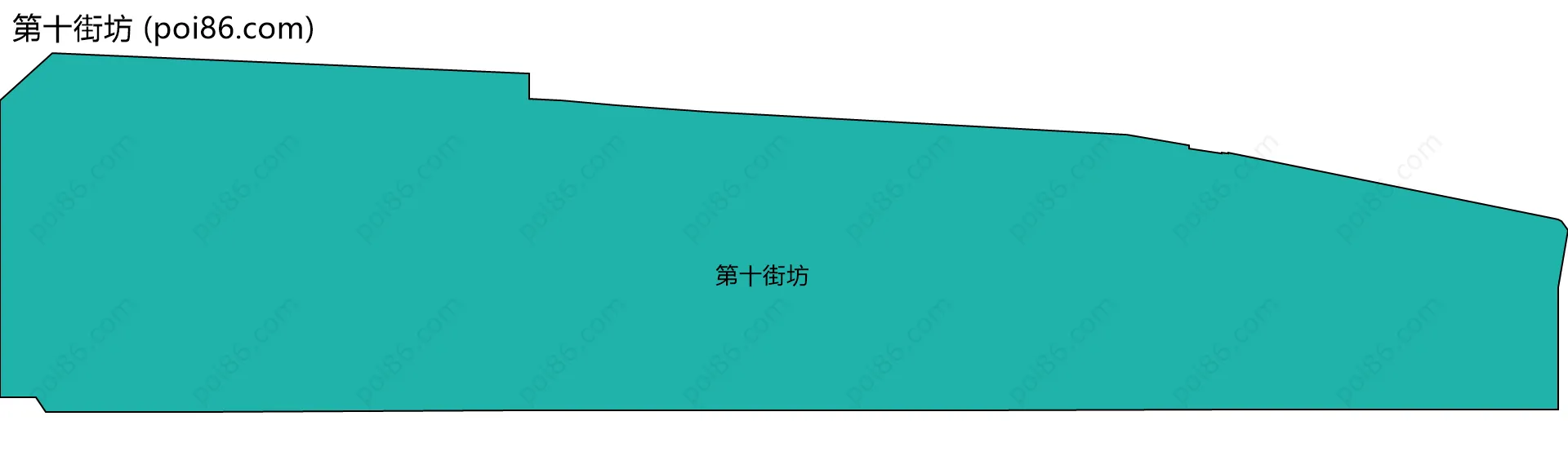 第十街坊边界地图