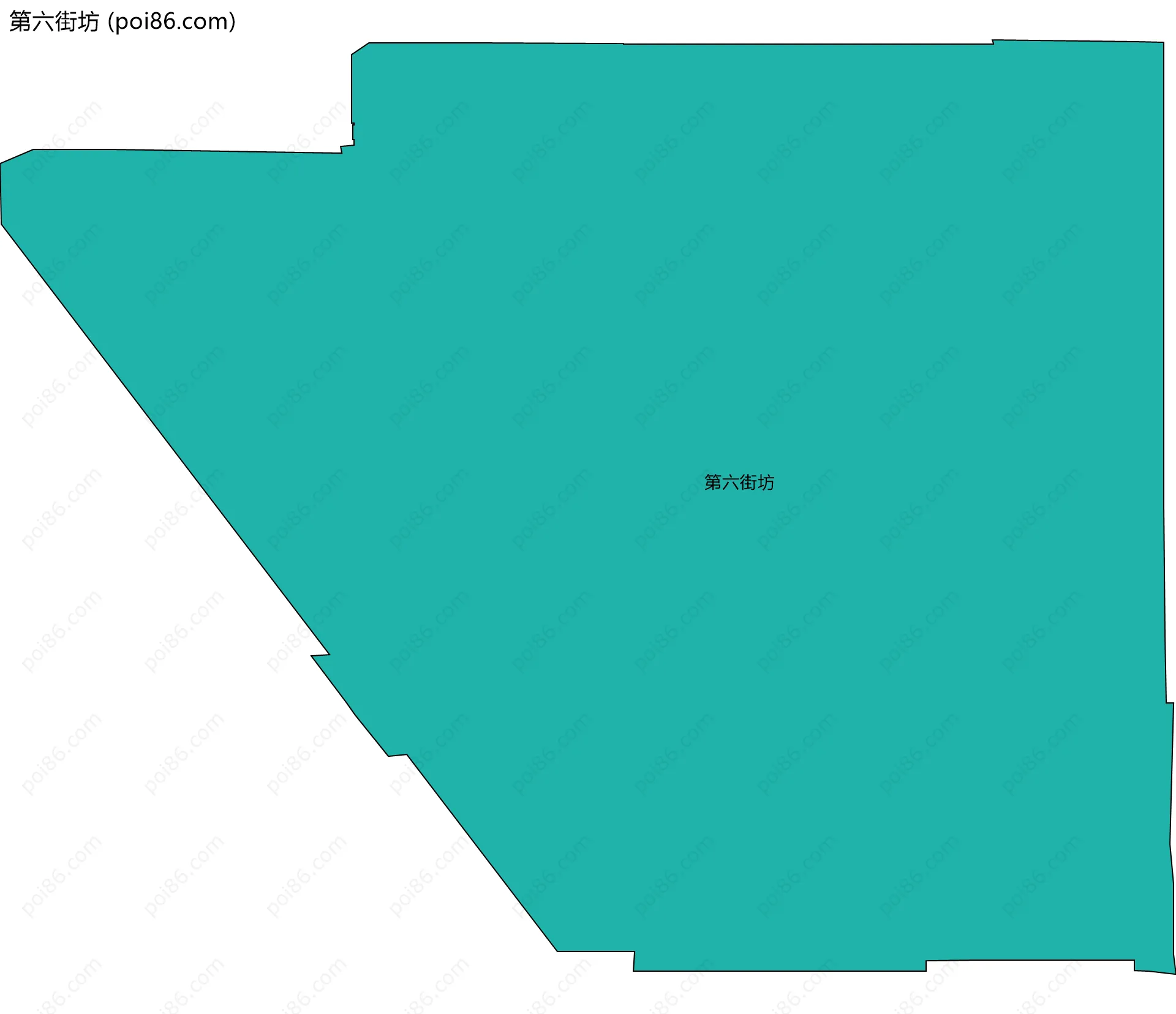 第六街坊边界地图