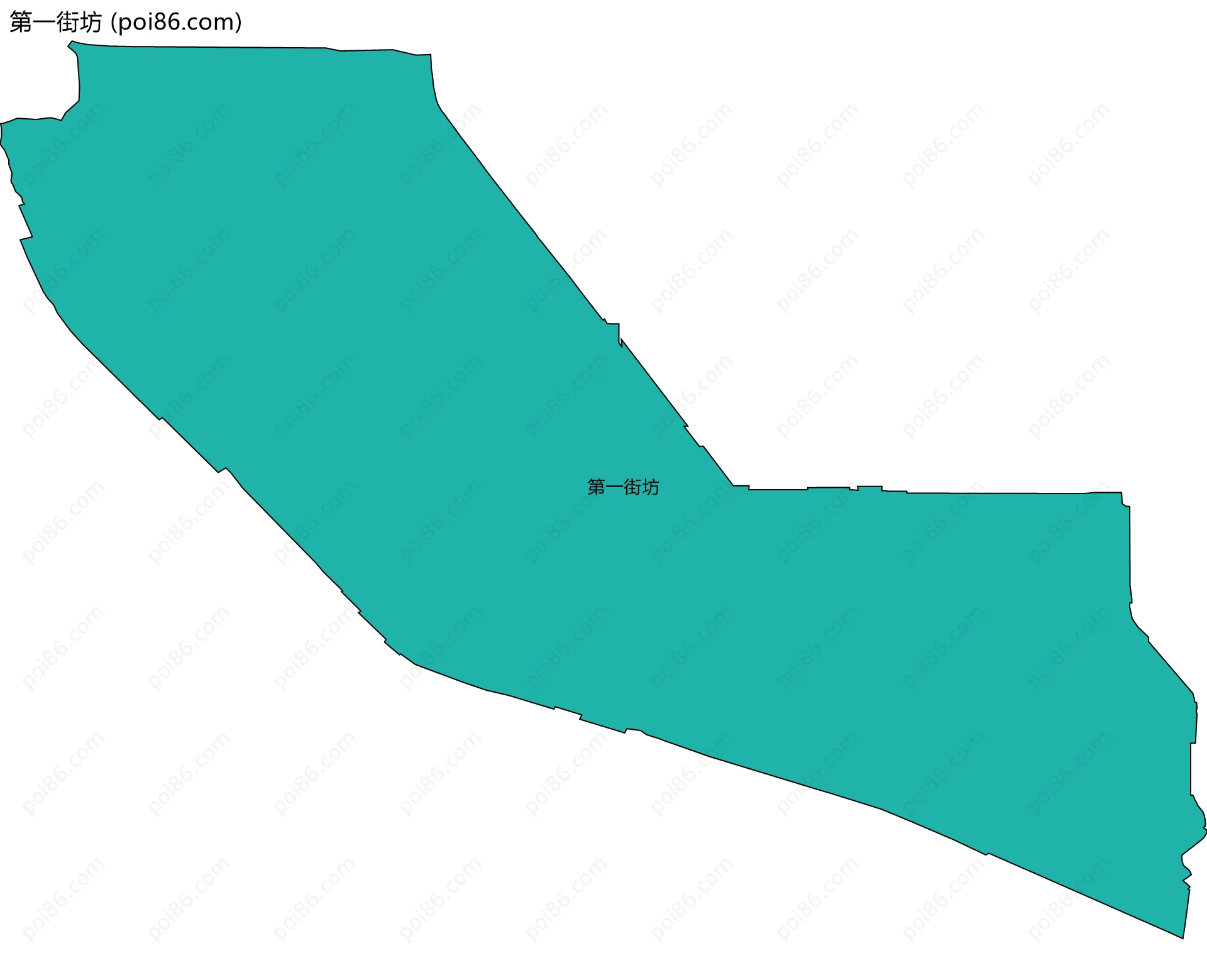 第一街坊边界地图